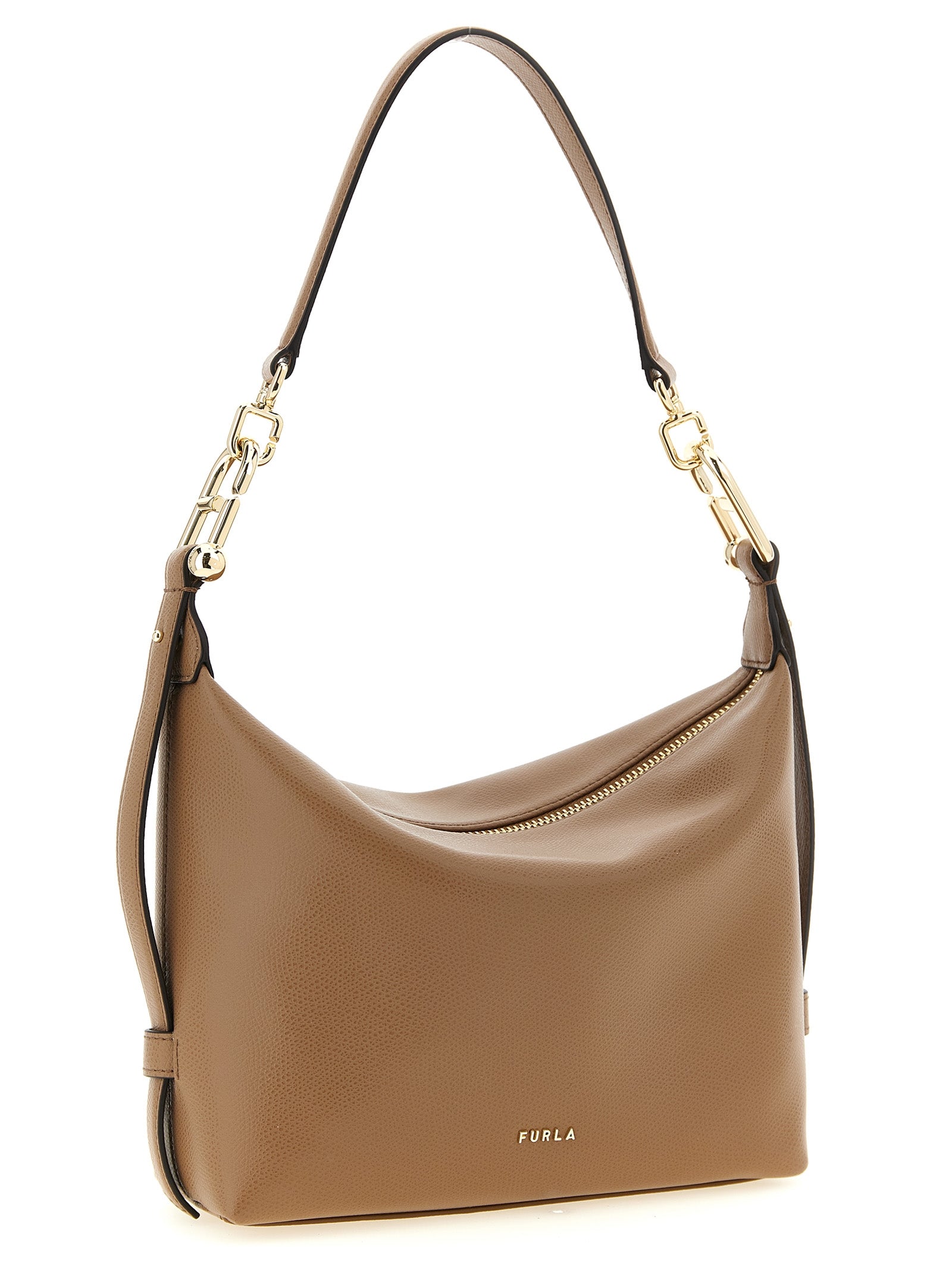 Furla Beige Tonie Shoulder Bag