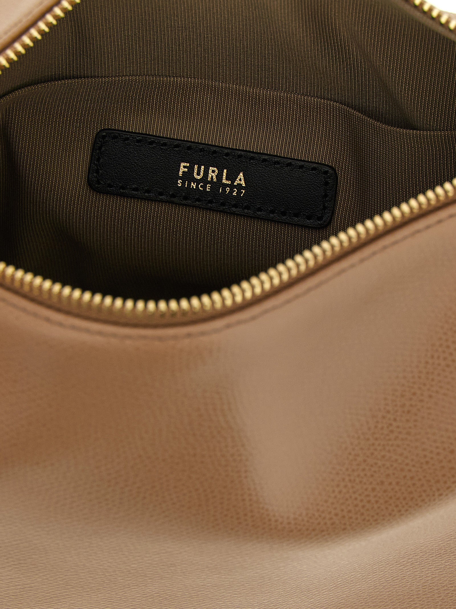 Furla Beige Tonie Shoulder Bag
