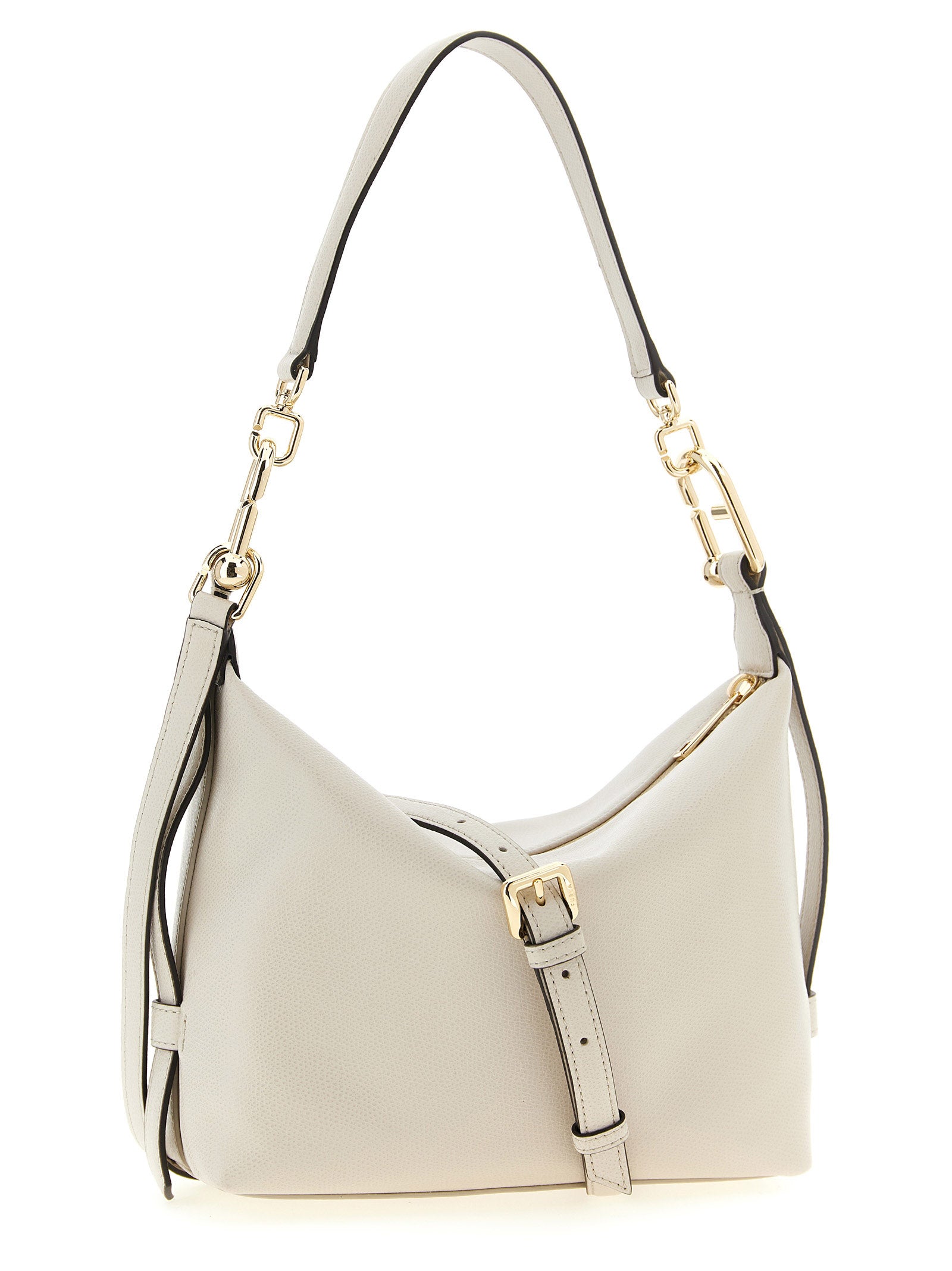 Furla White Tonie  Shoulder Bag