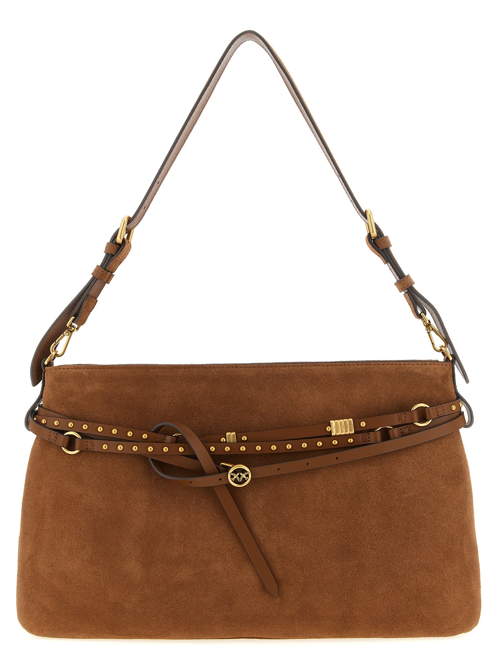 PINKO Brown Belt’ Shoulder Bag