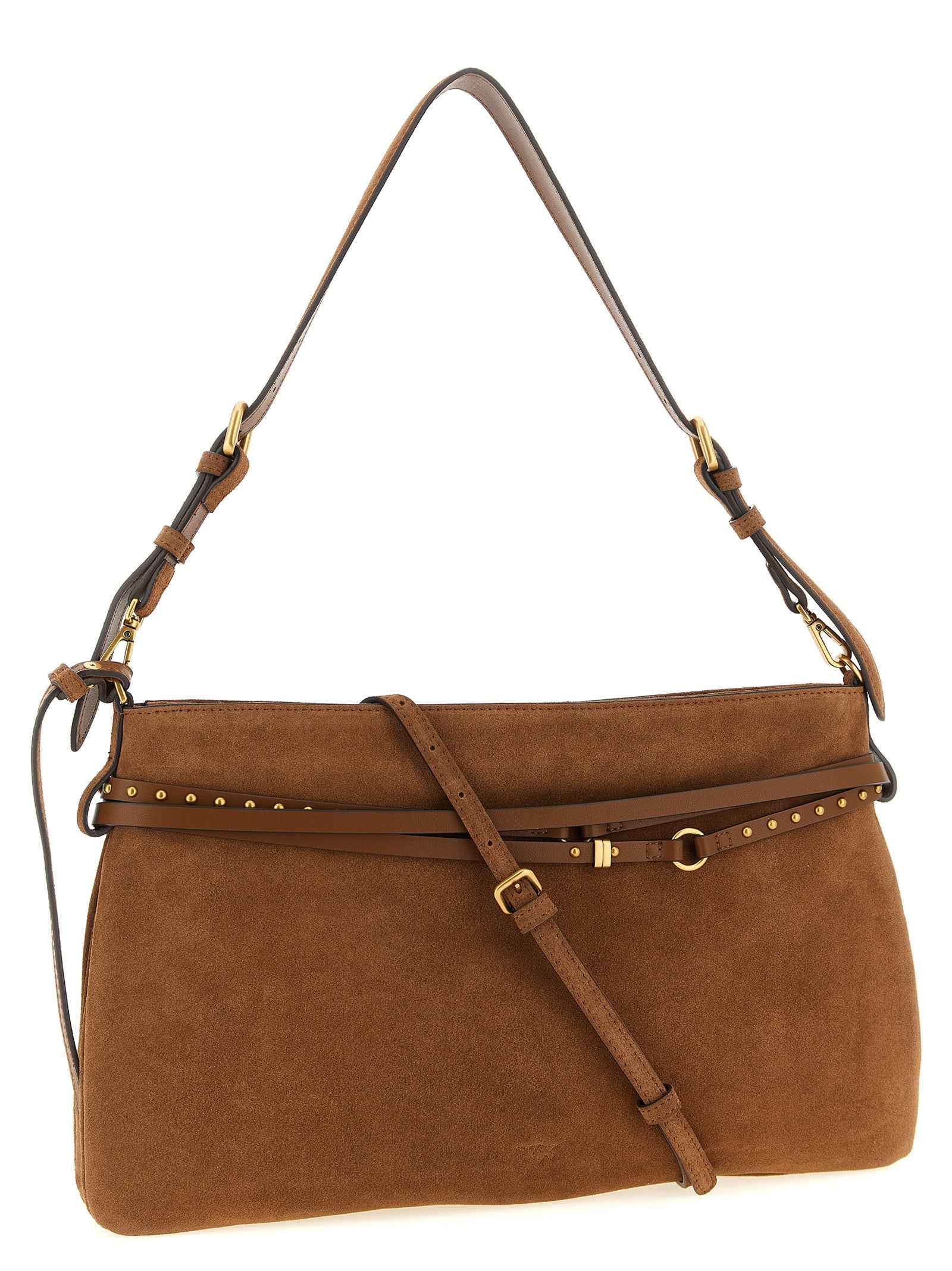 PINKO Brown Belt’ Shoulder Bag
