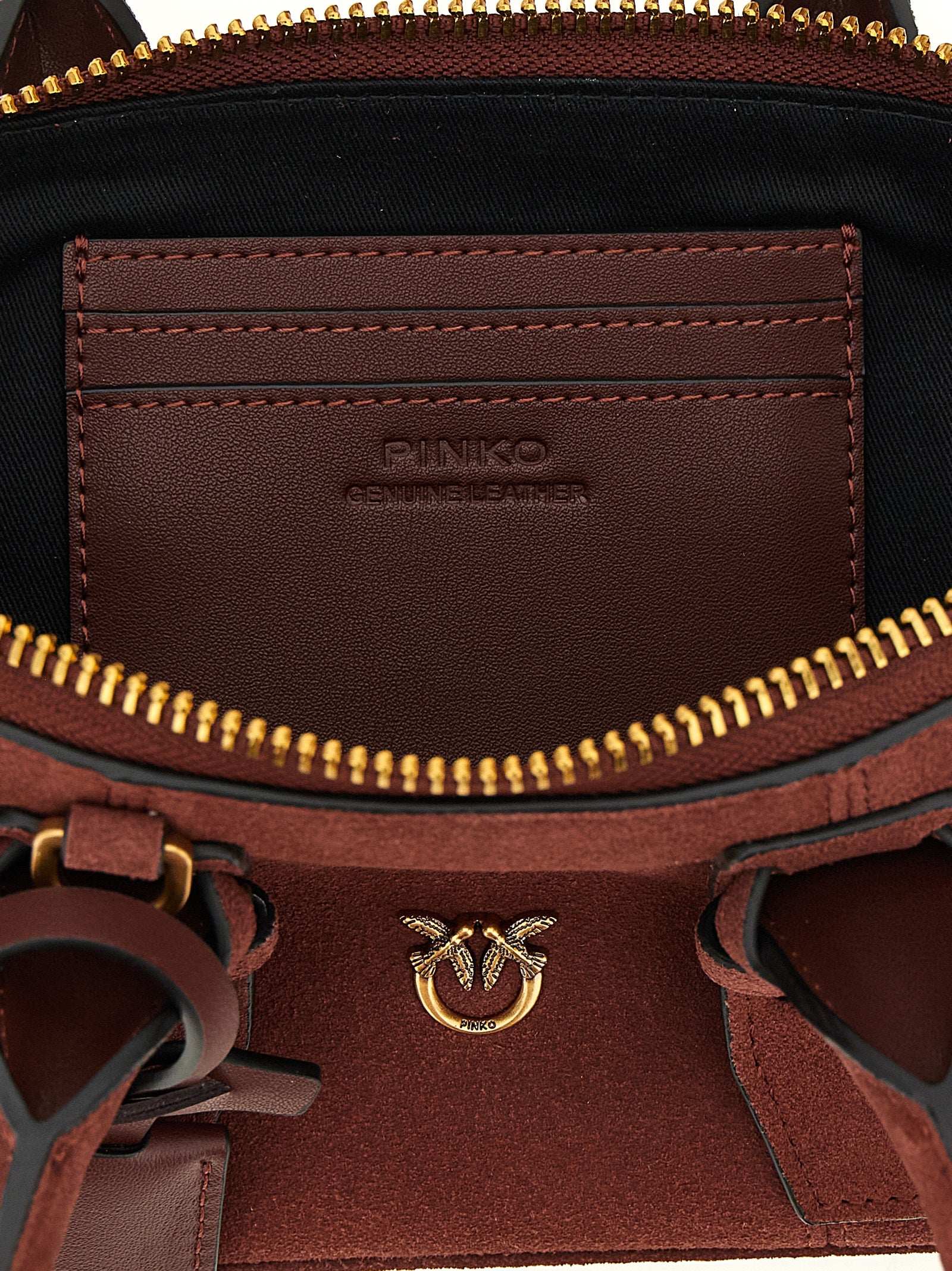 PINKO Bordeaux Bowling Baguette  Bag