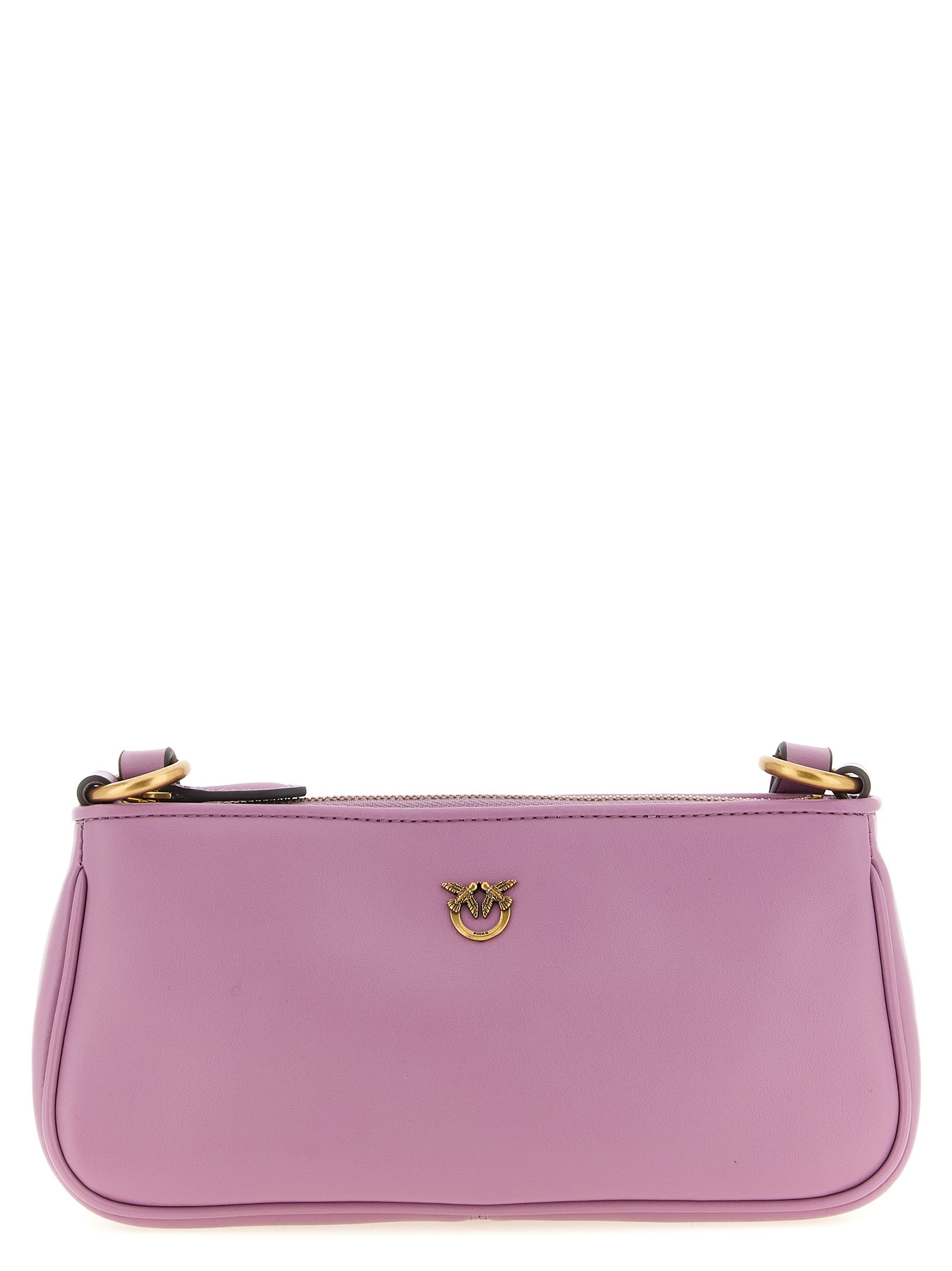 PINKO Pink  Half Moon Mini Crossbody Bag