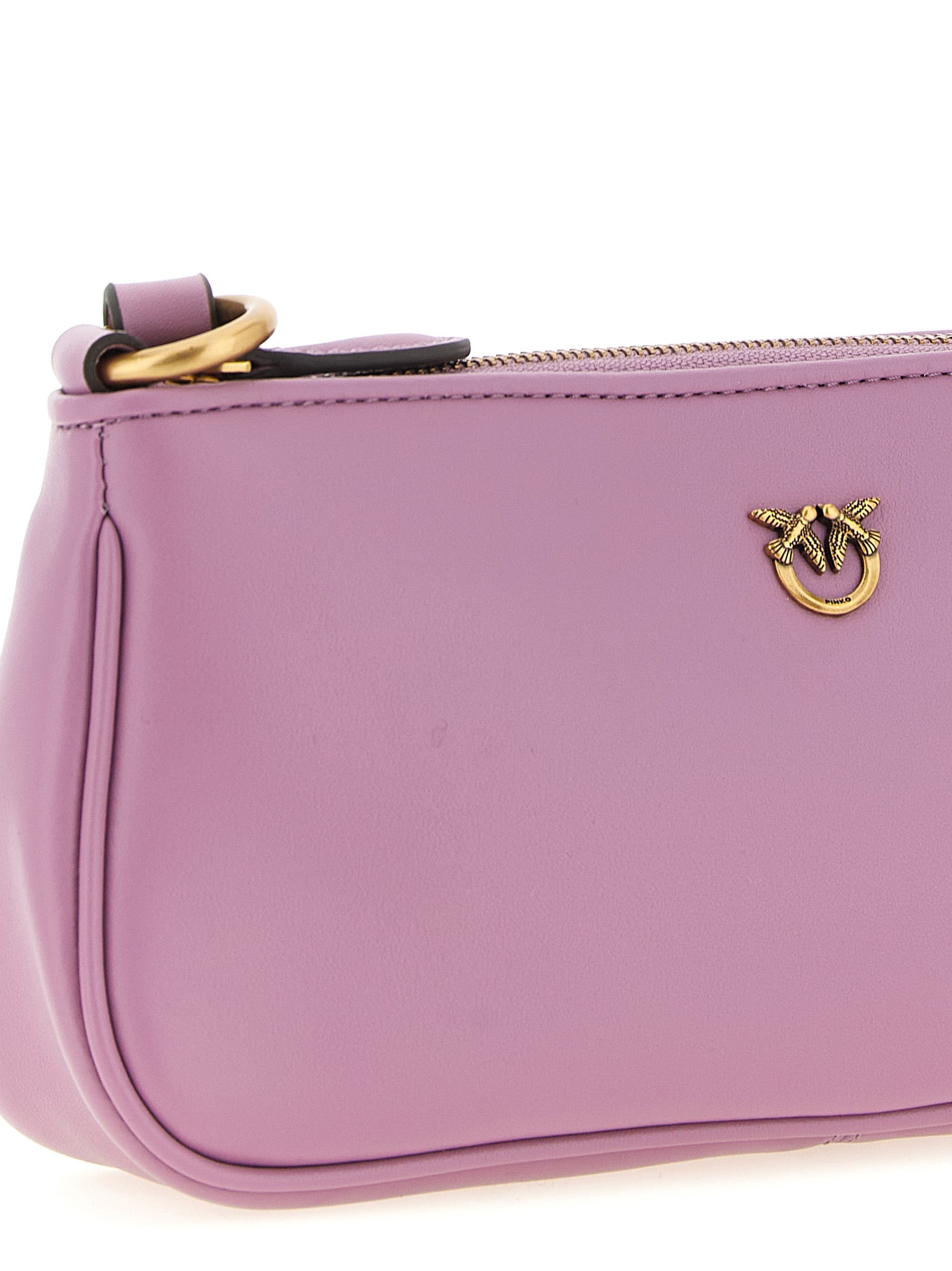 PINKO Pink  Half Moon Mini Crossbody Bag