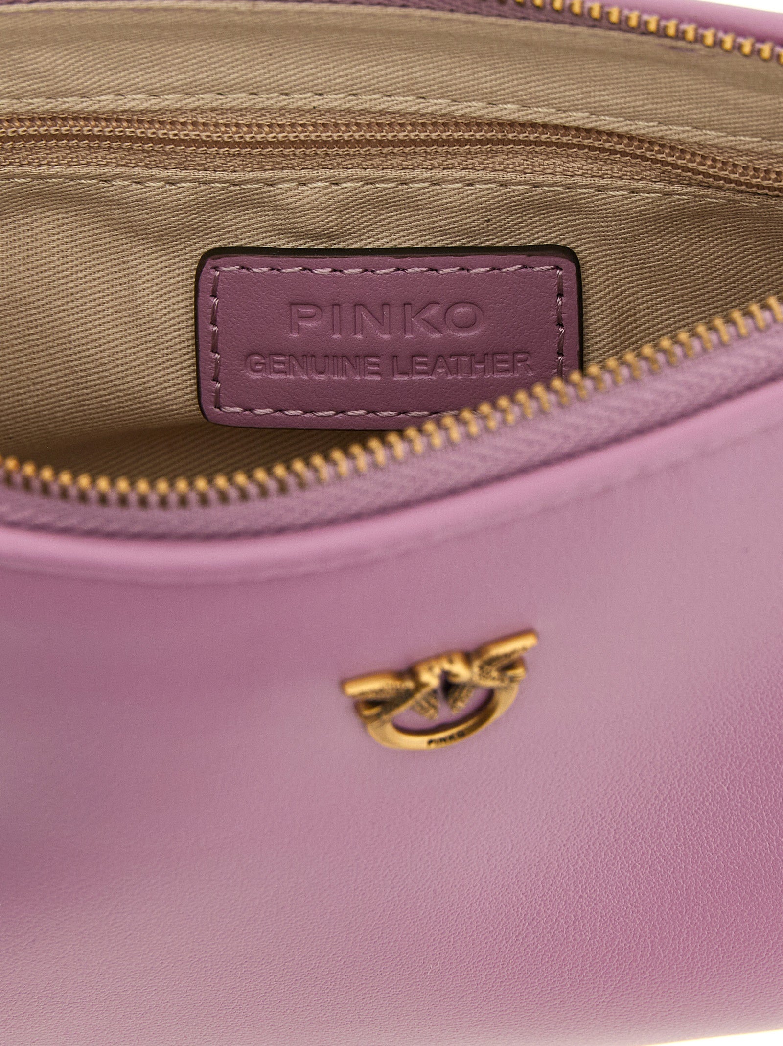 PINKO Pink  Half Moon Mini Crossbody Bag
