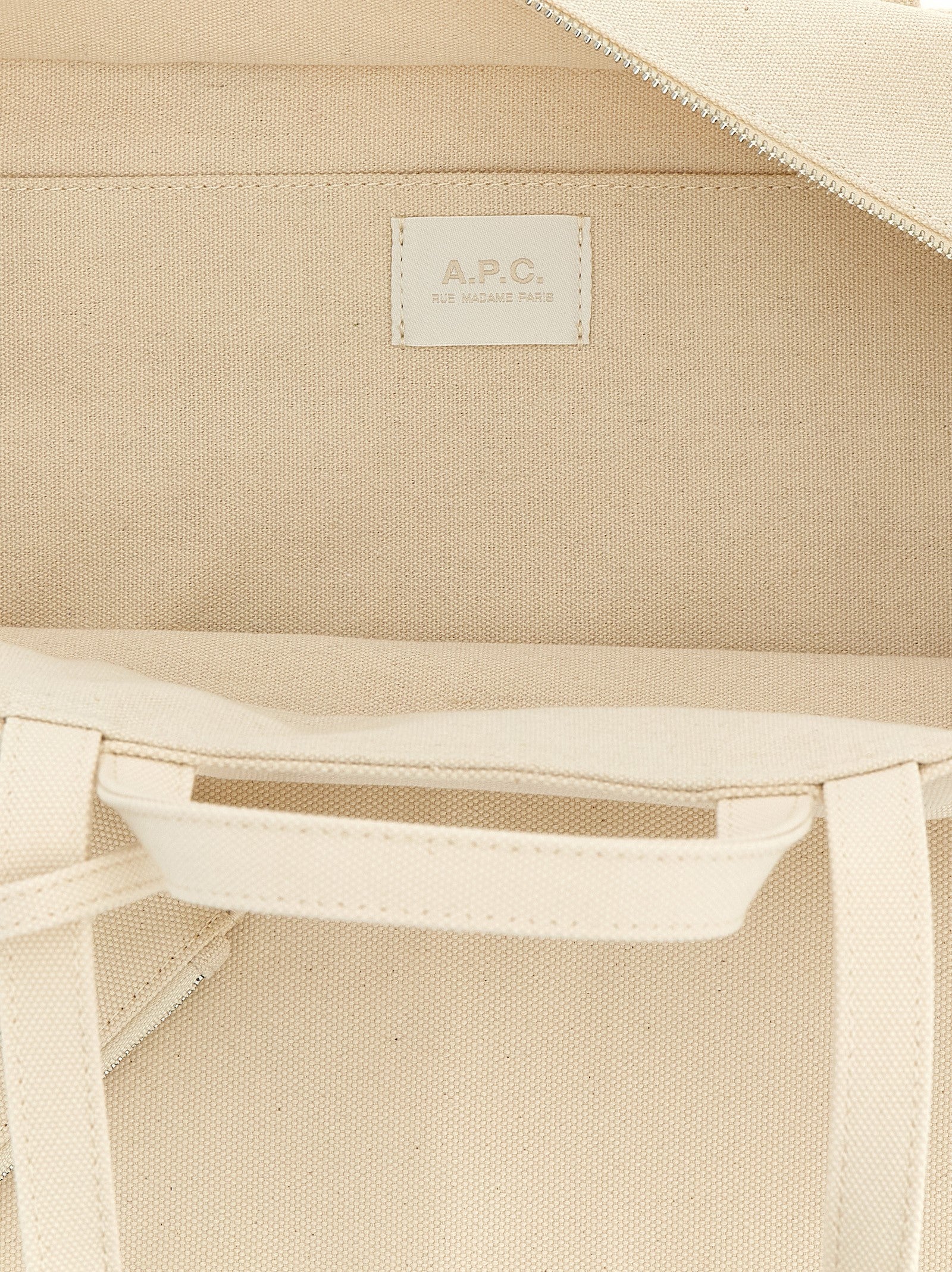 A.P.C. Beige Le Drummer Toile Tote Bag