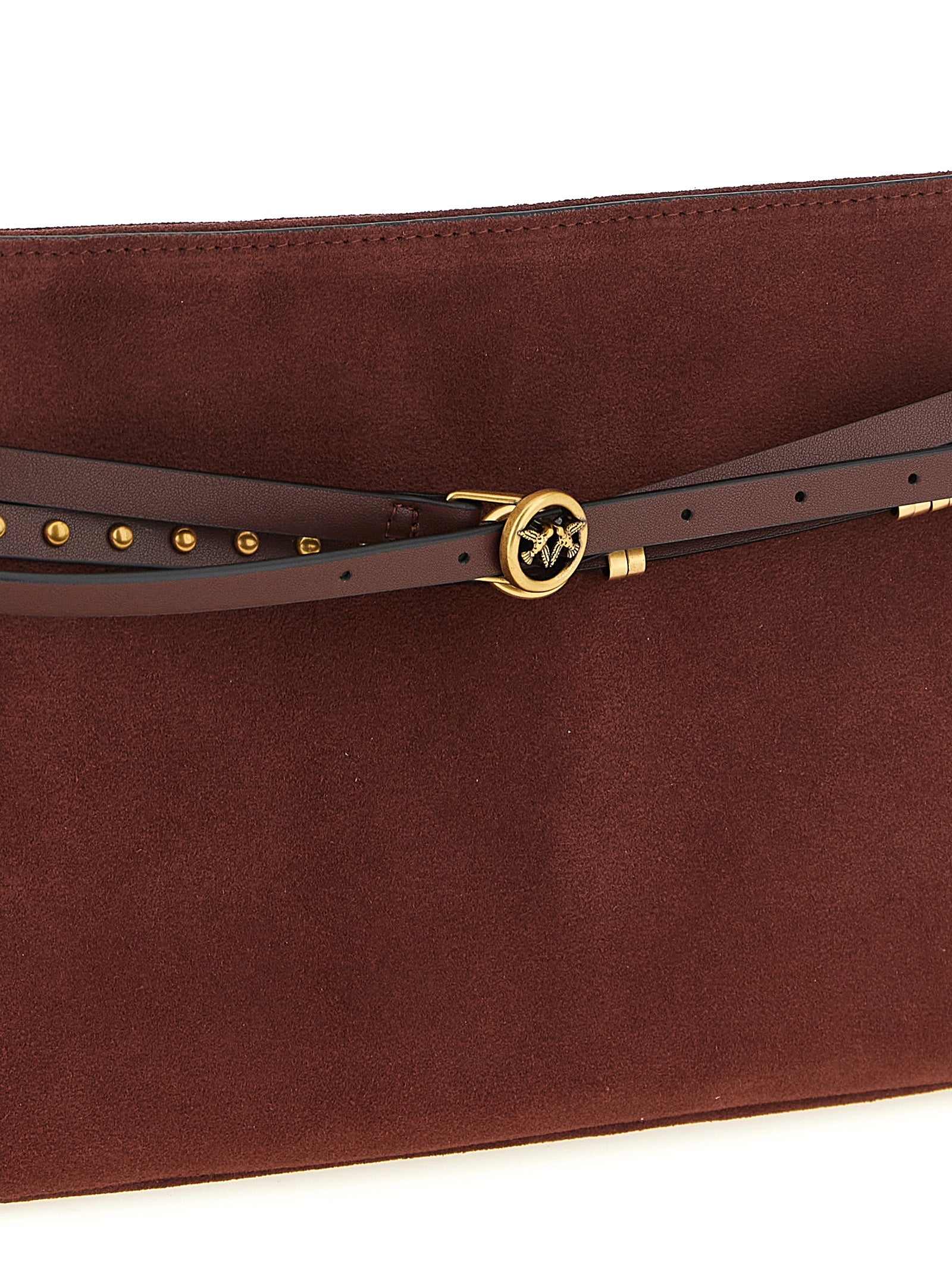 PINKO Bordeaux Belt Shoulder Bag