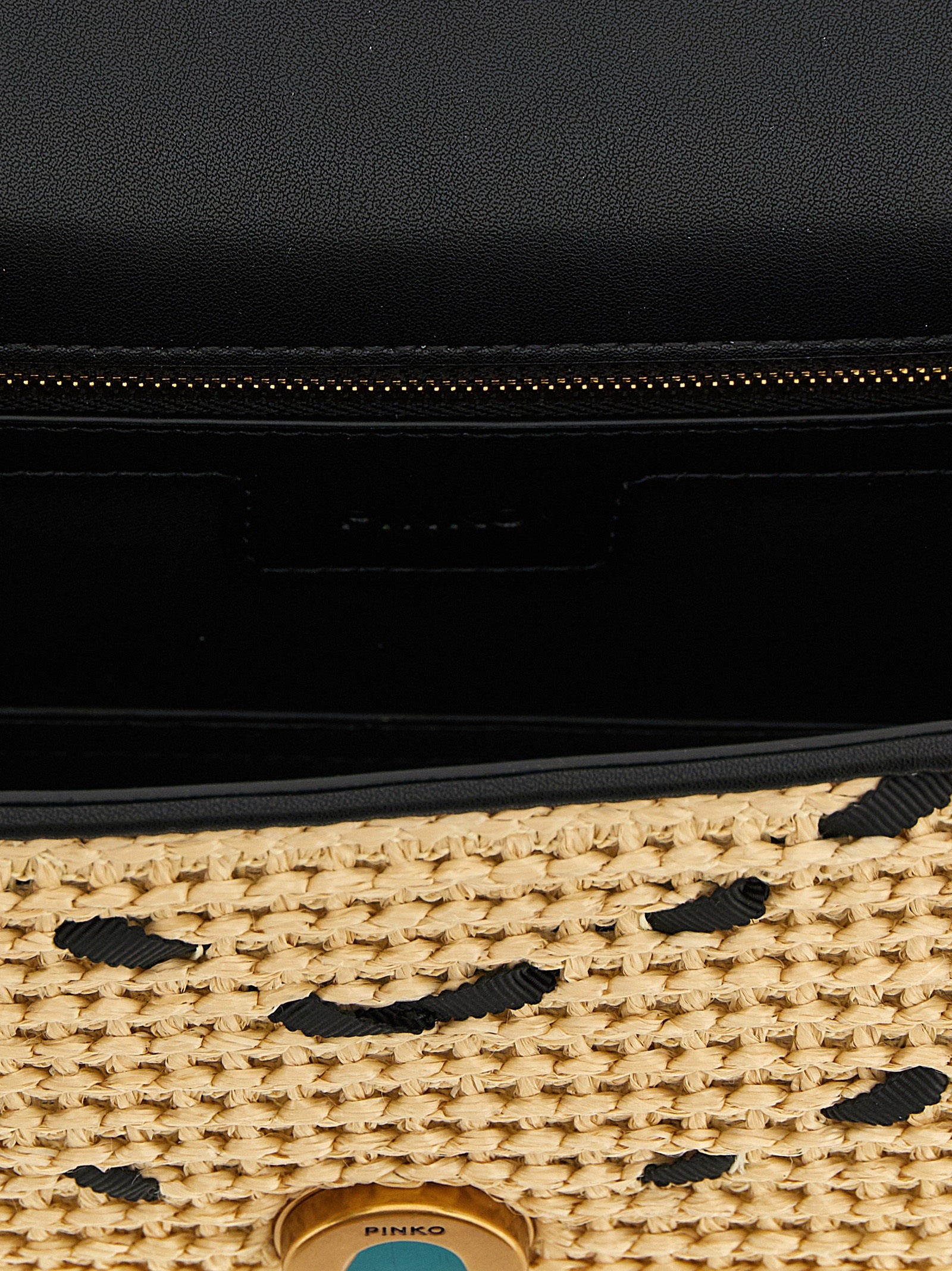 PINKO Beige Mini Love One Light Crossbody Bag