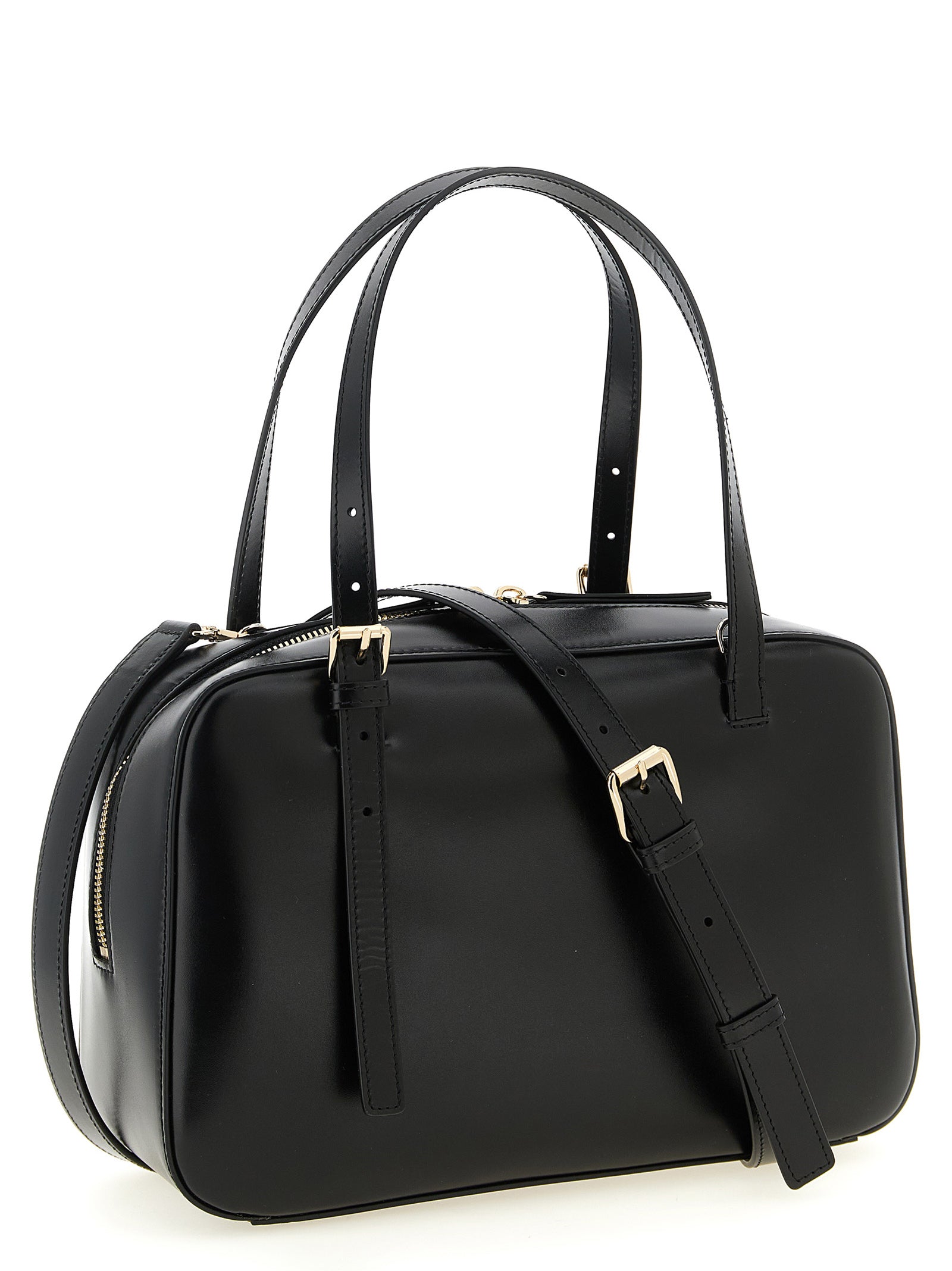 A.P.C. Black Virginie Box Handbag