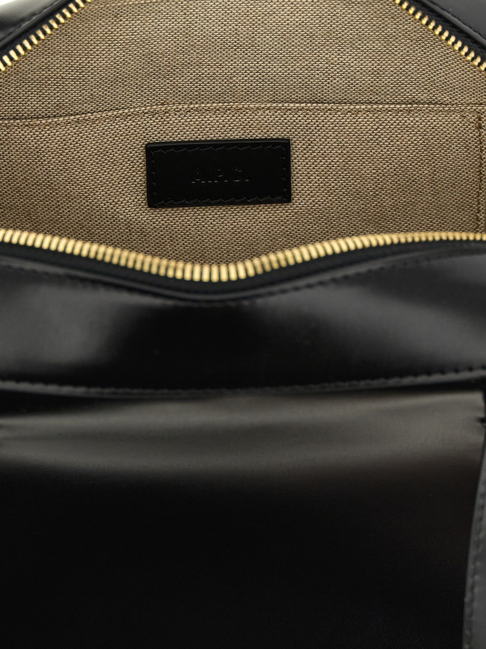 A.P.C. Black Virginie Box Handbag