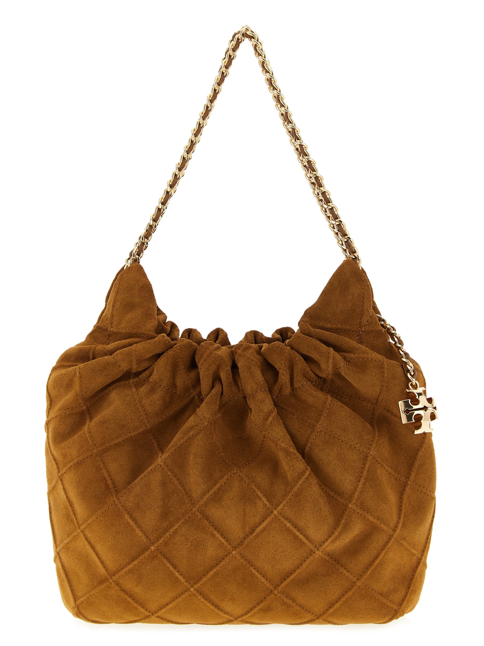 Tory Burch Brown Fleming Mini Handbag