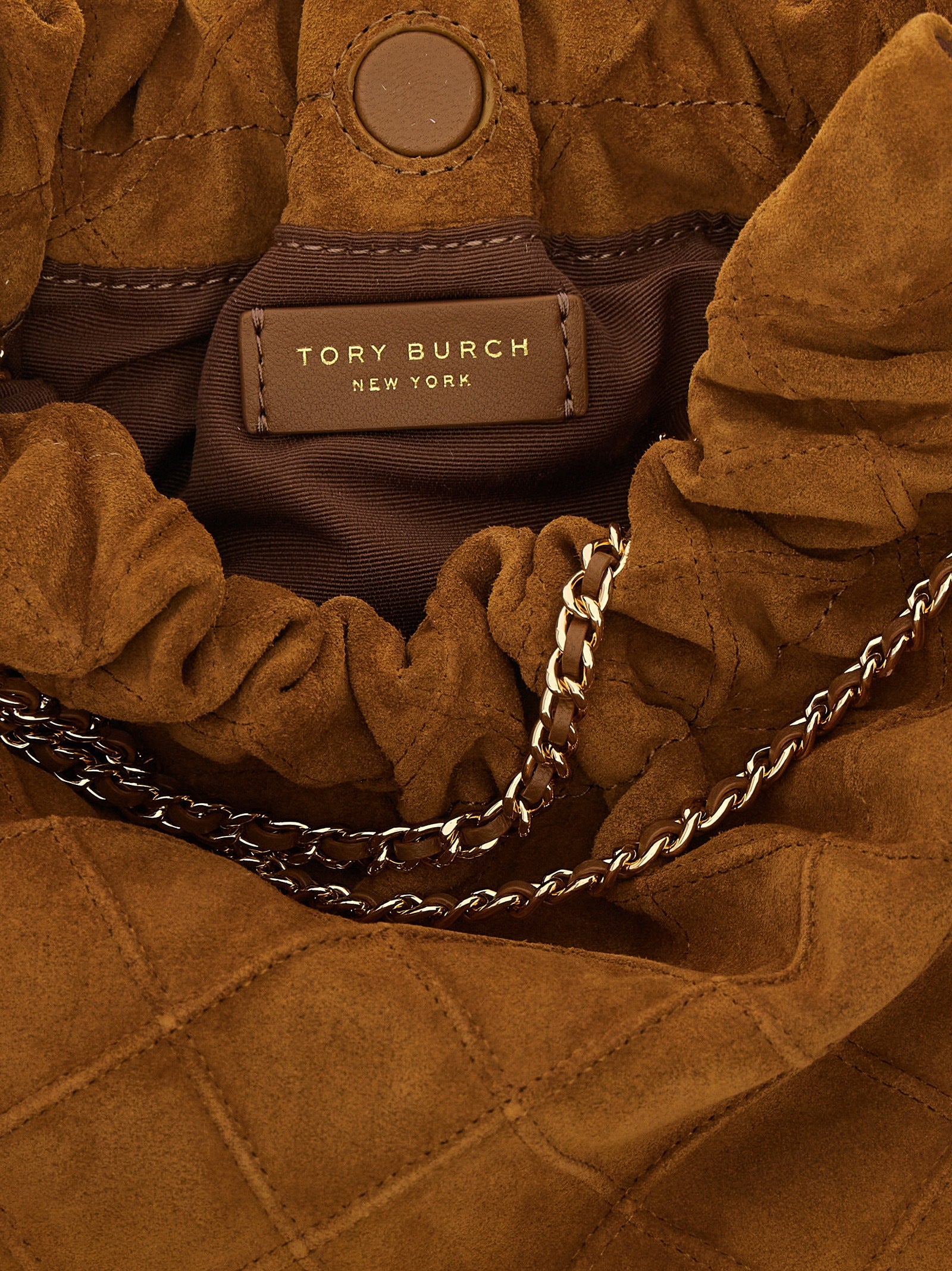 Tory Burch Brown Fleming Mini Handbag