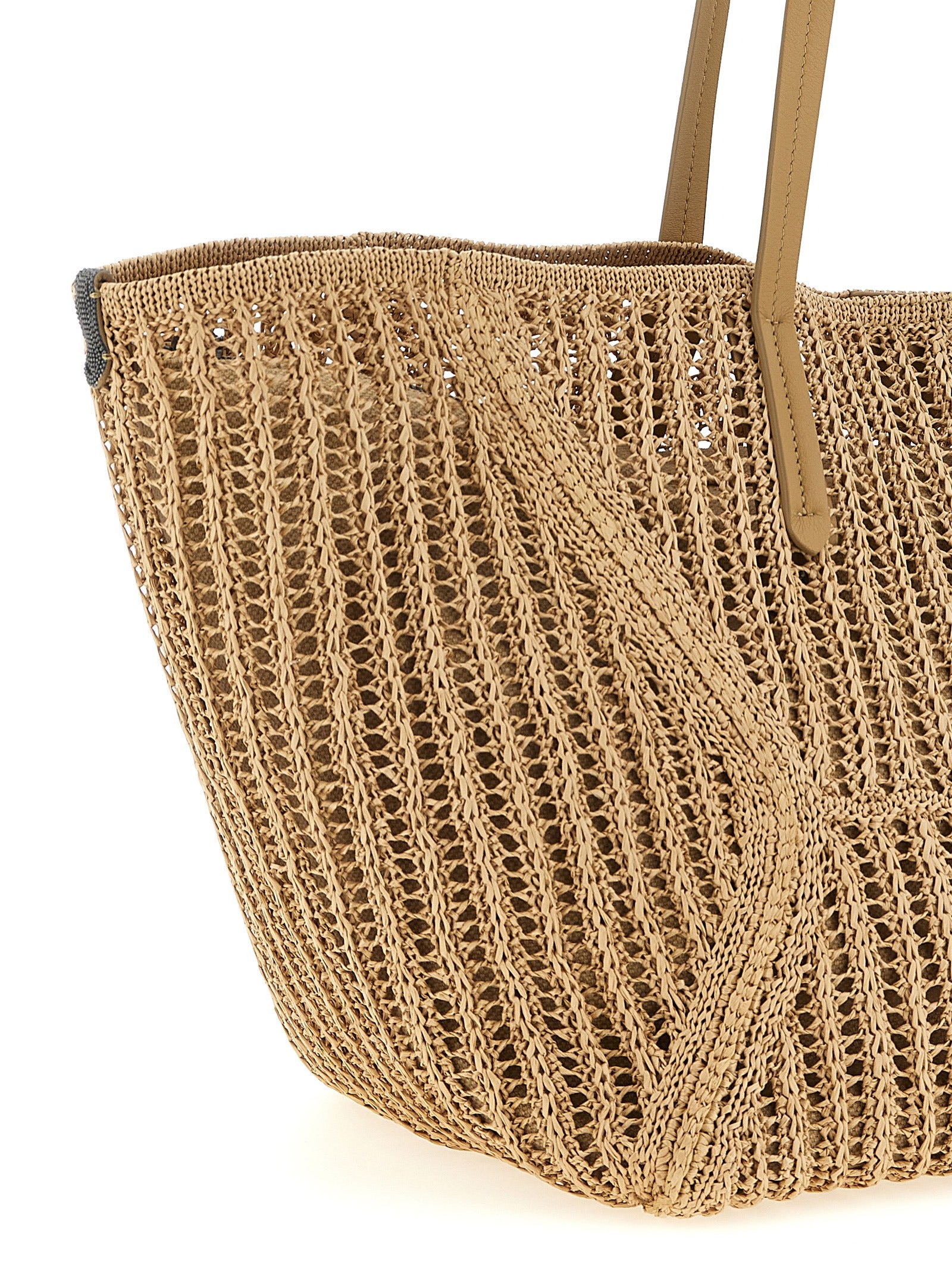 Brunello Cucinelli Beige BC Duo Shoulder Bag