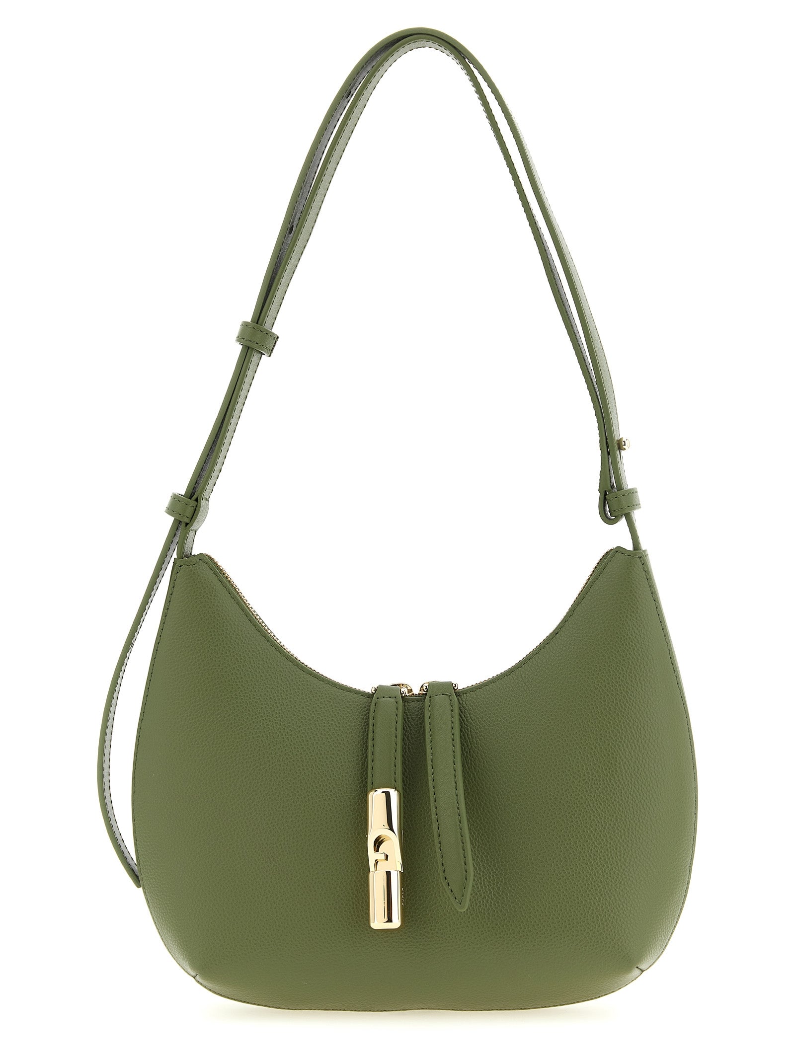 Furla Green Goccia Shoulder Bag