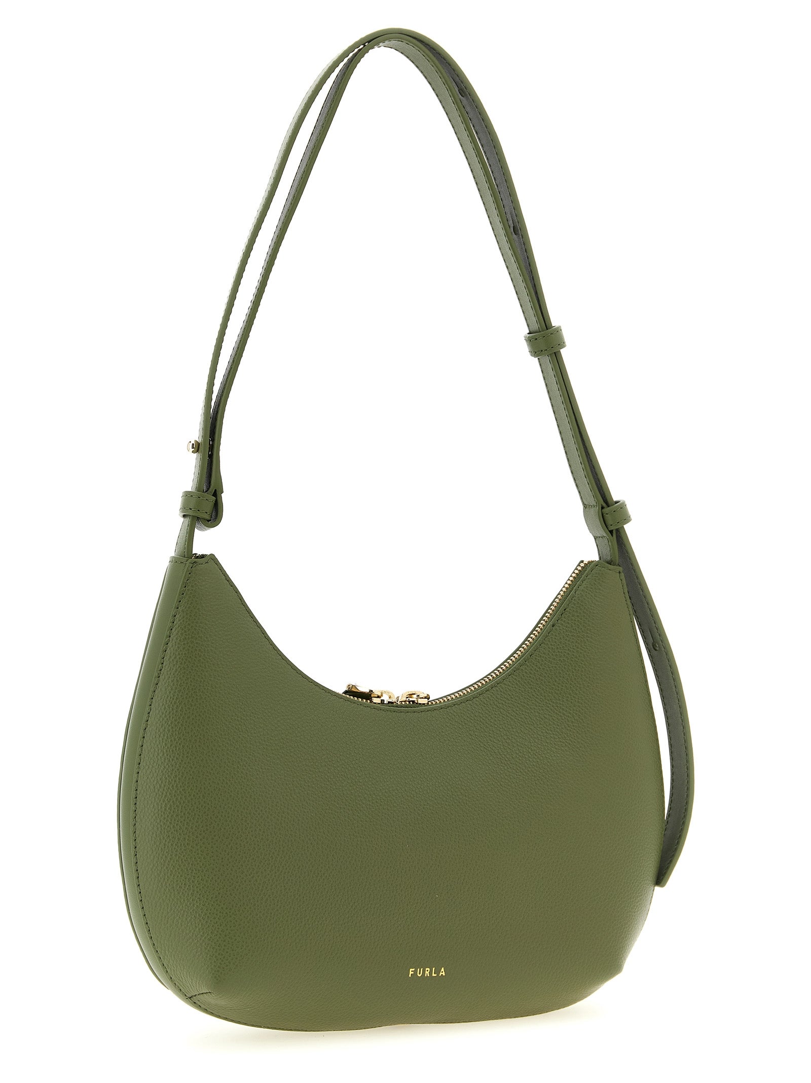 Furla Green Goccia Shoulder Bag