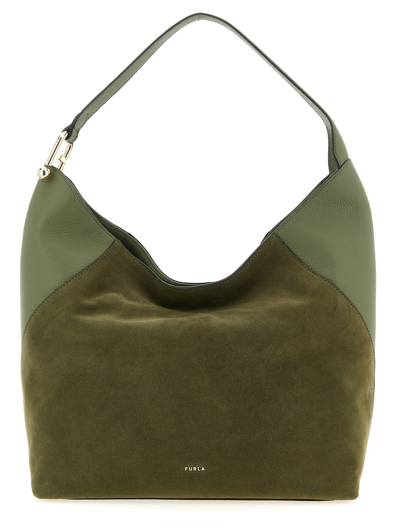 Furla Green Lara Shoulder Bag