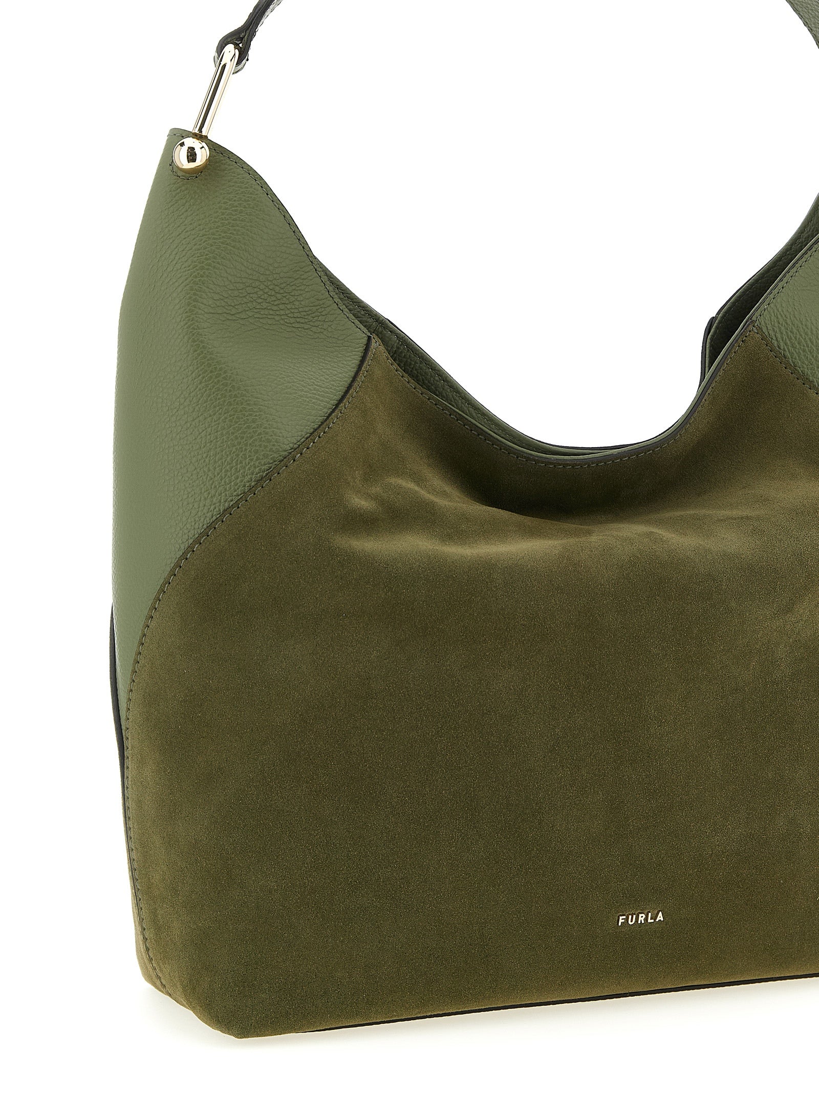 Furla Green Lara Shoulder Bag
