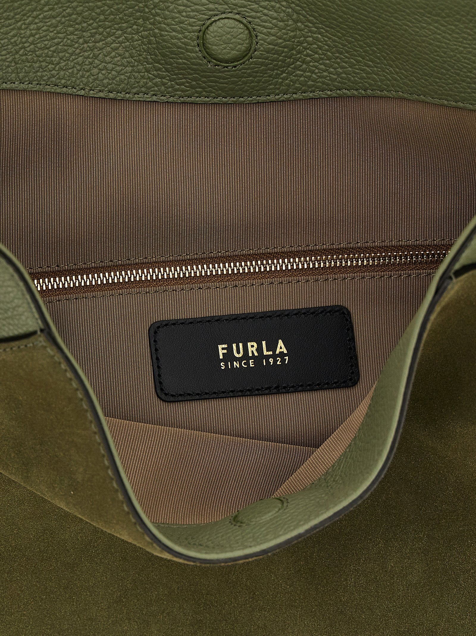 Furla Green Lara Shoulder Bag