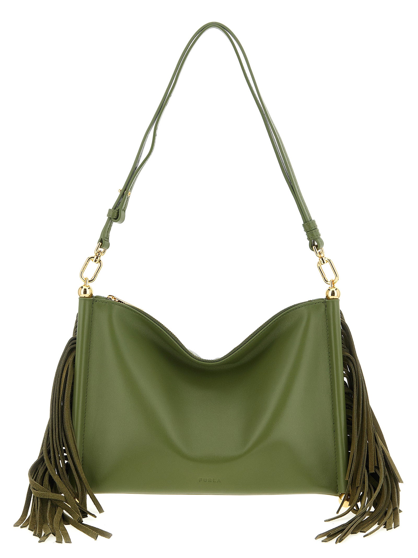 Furla Green Sfera Shoulder Bag