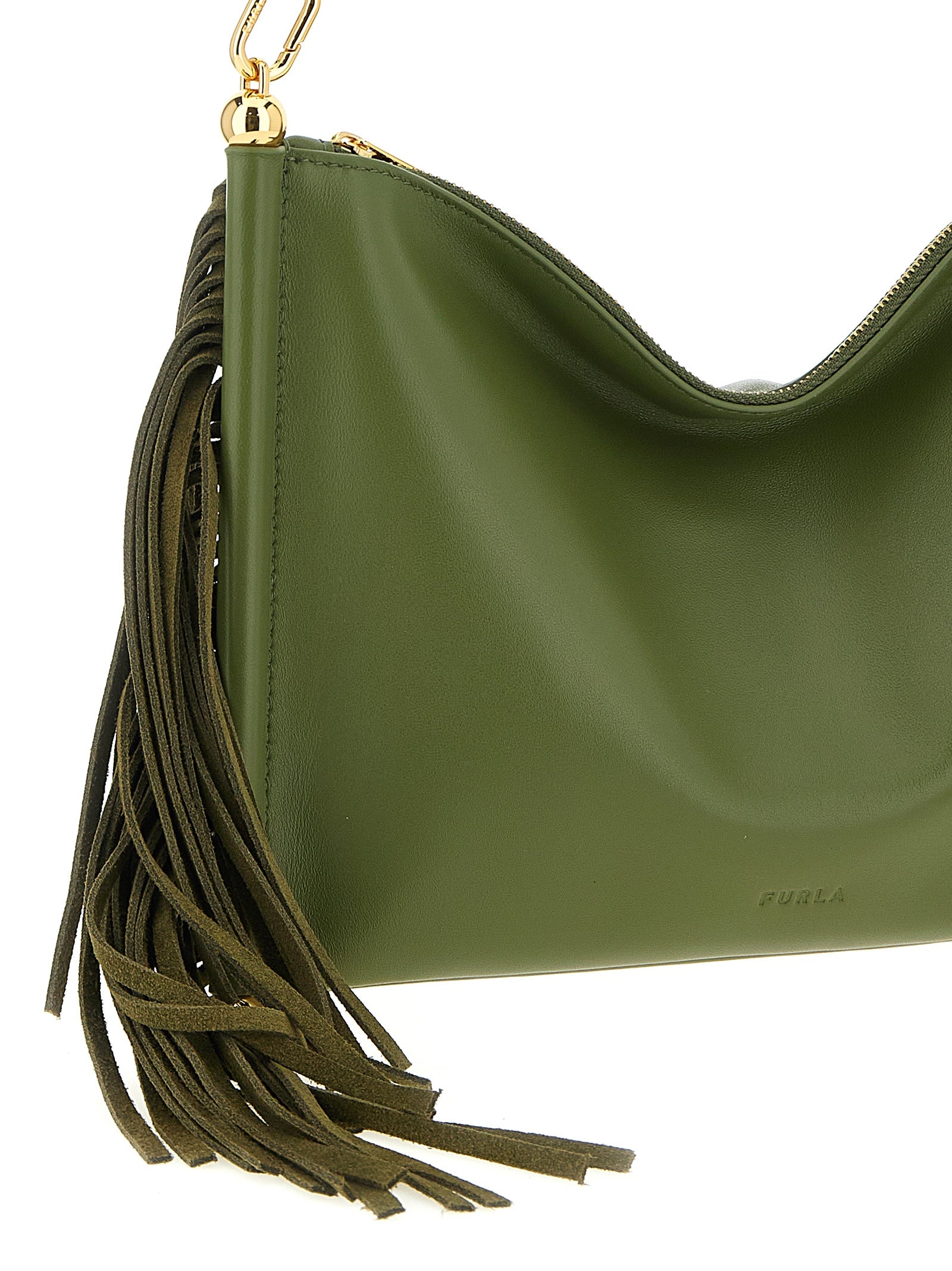 Furla Green Sfera Shoulder Bag