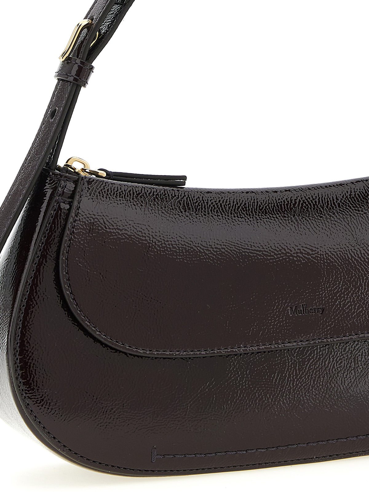 Mulberry Purple  Clovelly  Shoulder Bag