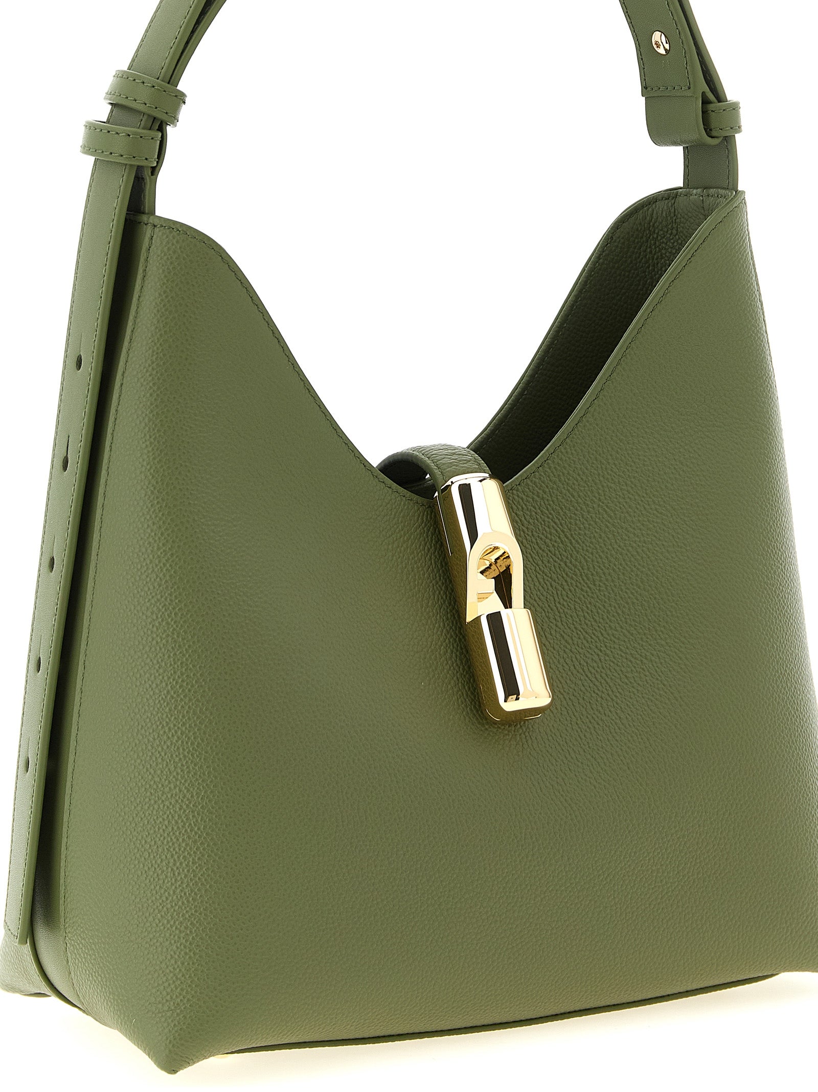 Furla Green Goccia Shoulder Bag