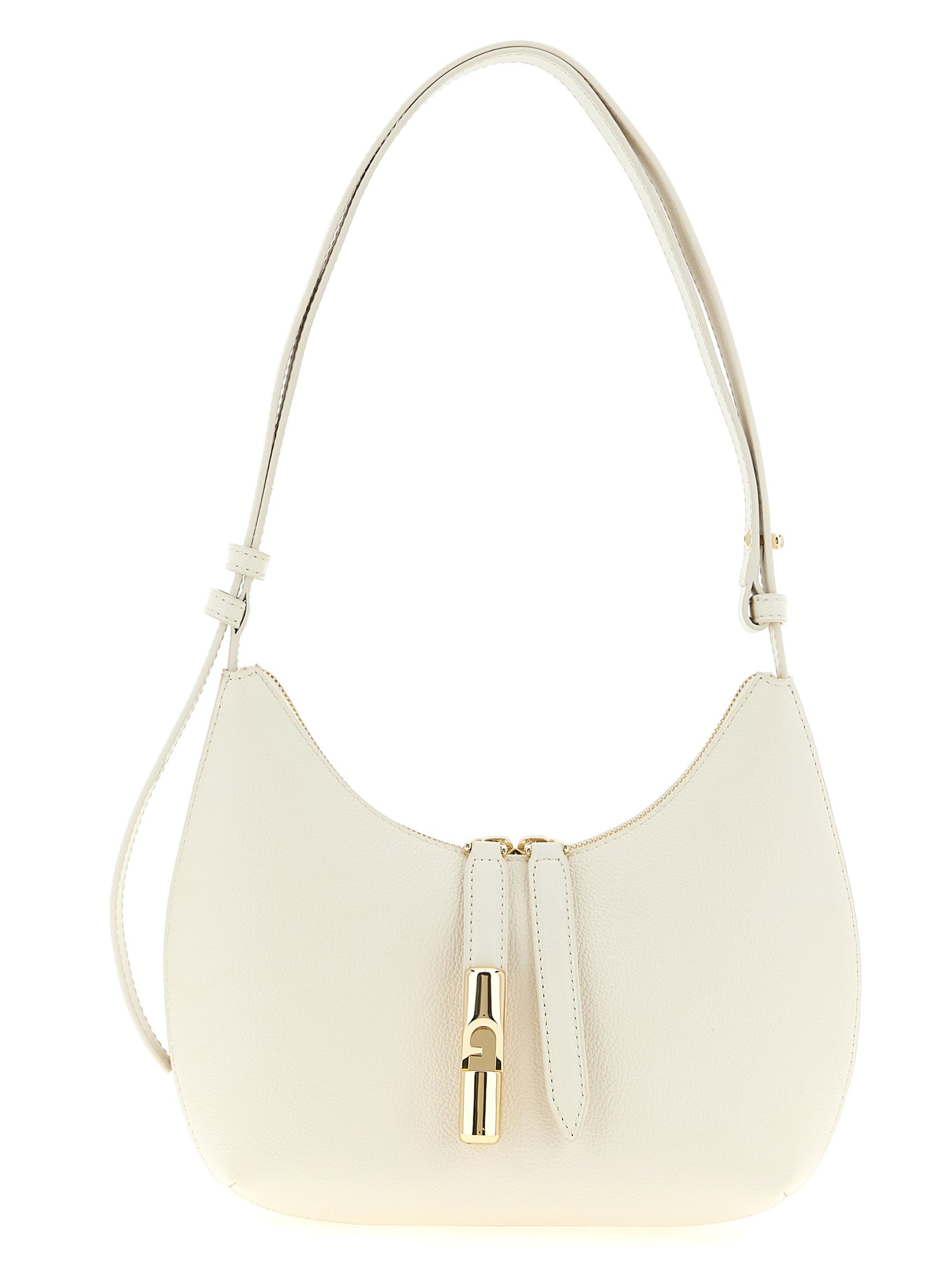 Furla White Goccia Shoulder Bag
