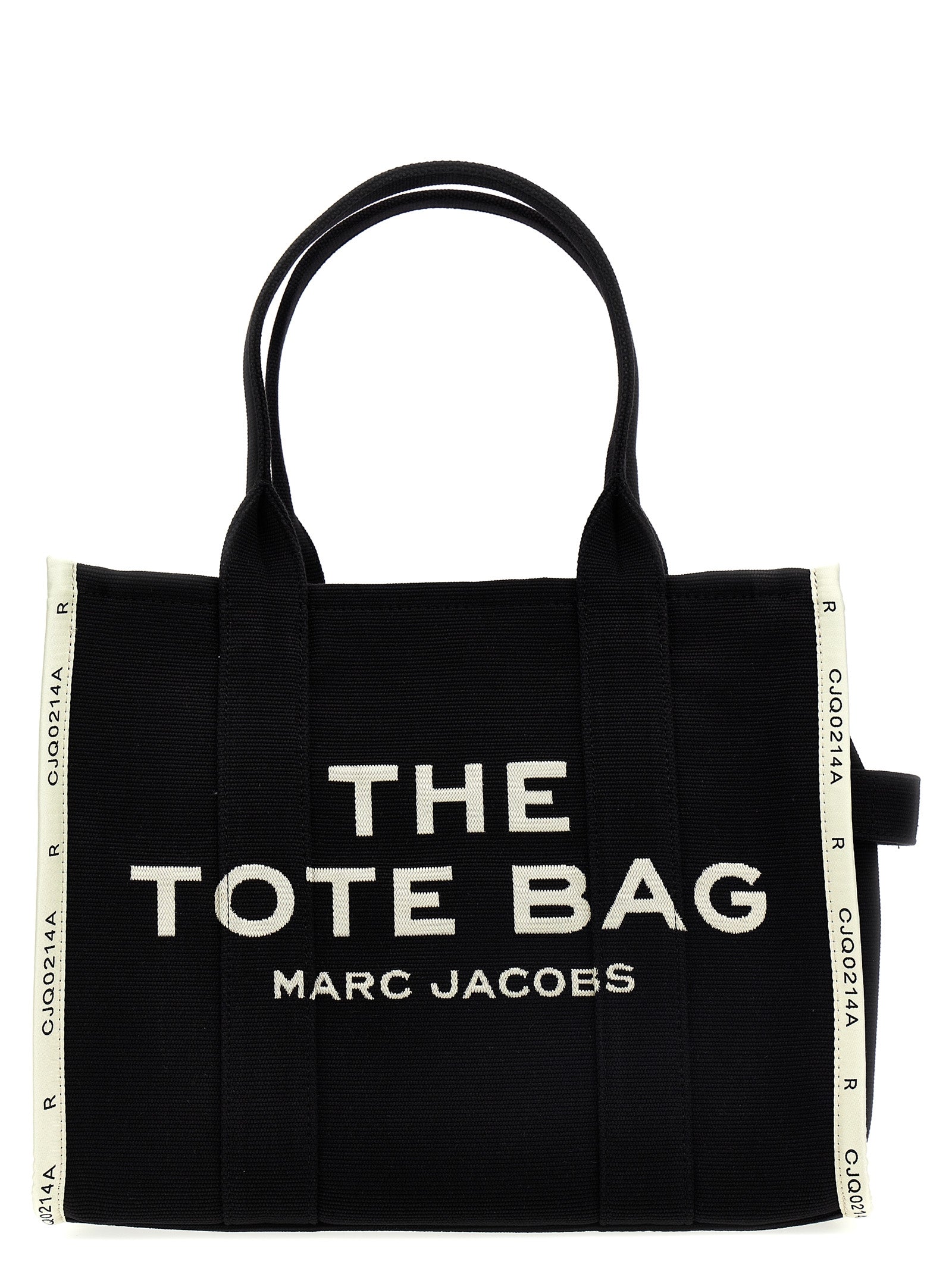 Marc Jacobs Black Cotton Tote Bag