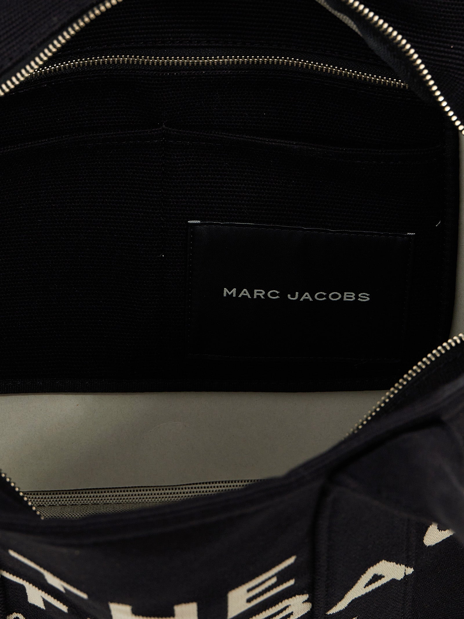 Marc Jacobs Black Cotton Tote Bag