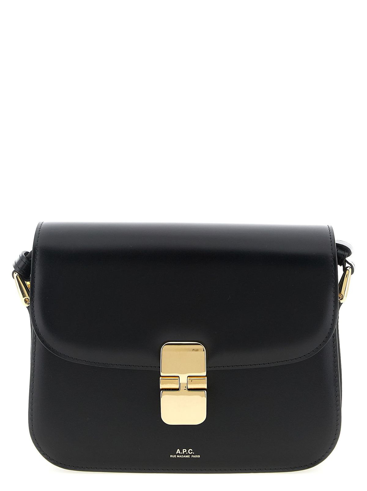 A.P.C. Grace Small Crossbody Bag Black Leather