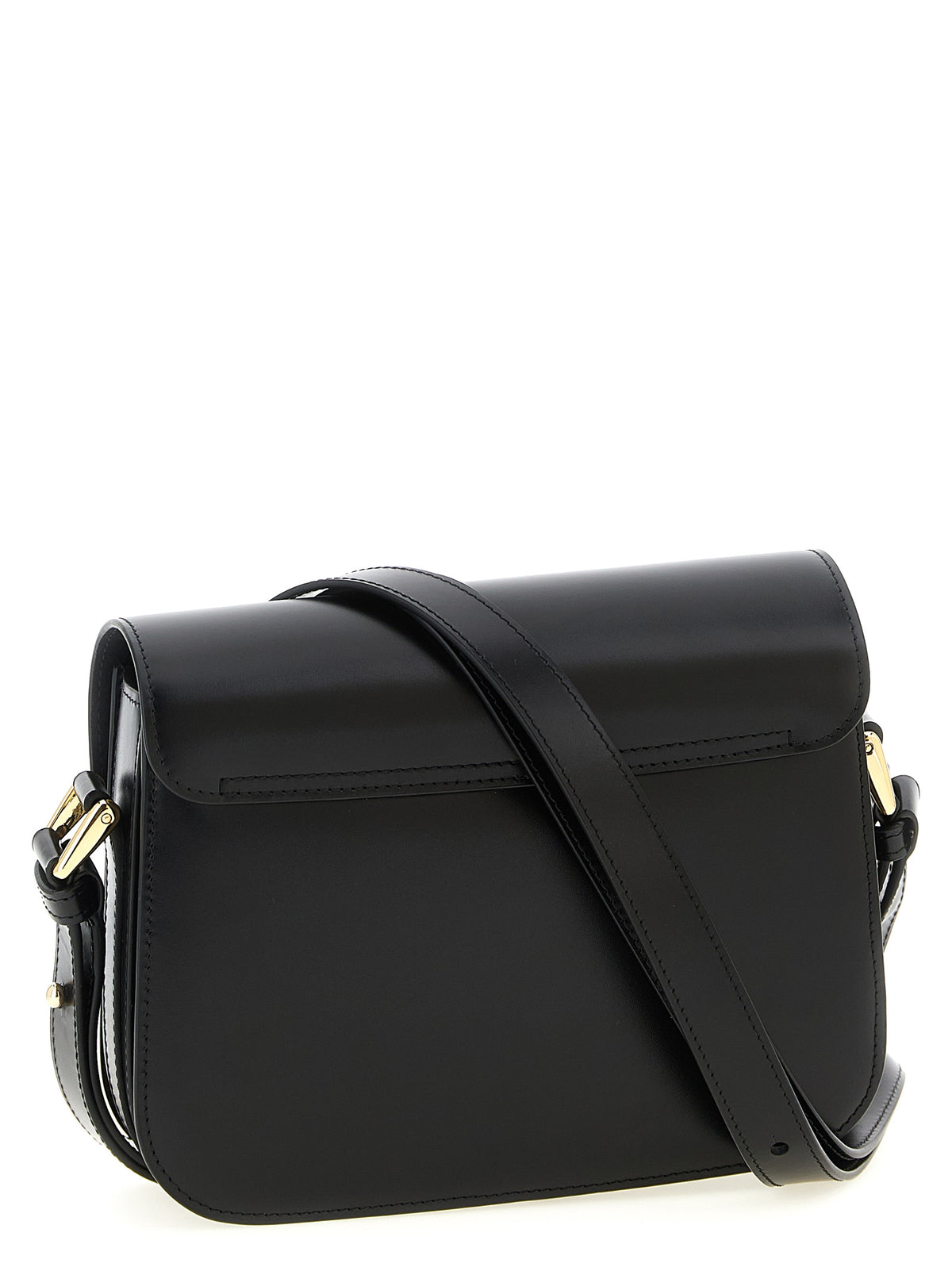 A.P.C. Grace Small Crossbody Bag Black Leather