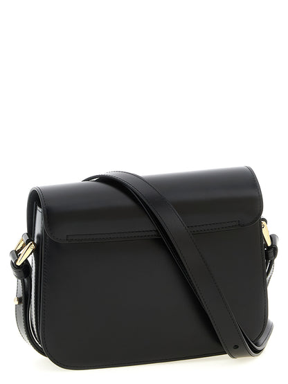 A.P.C. Grace Small Crossbody Bag Black Leather