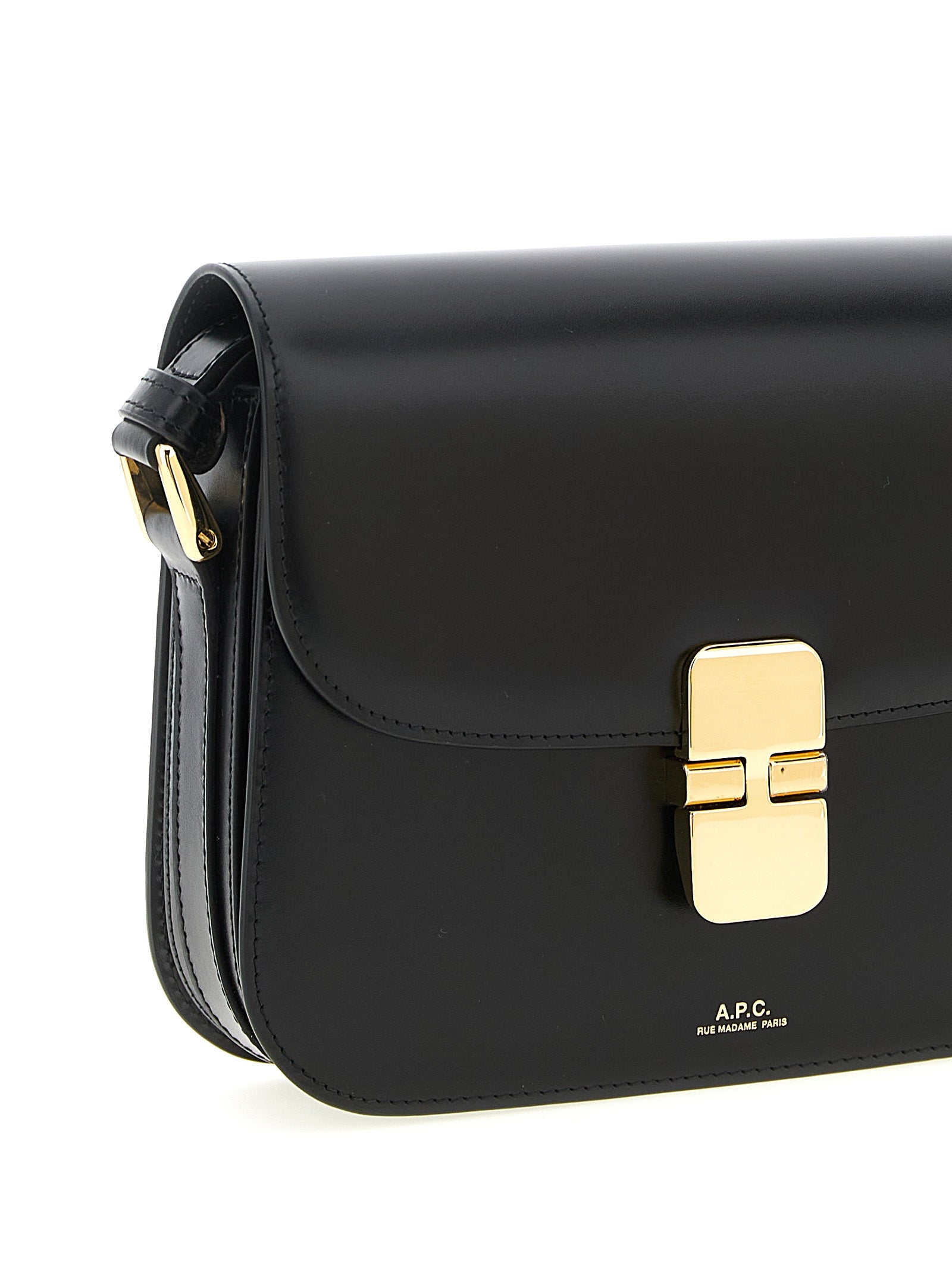 A.P.C. Black Grace Small Crossbody Bag