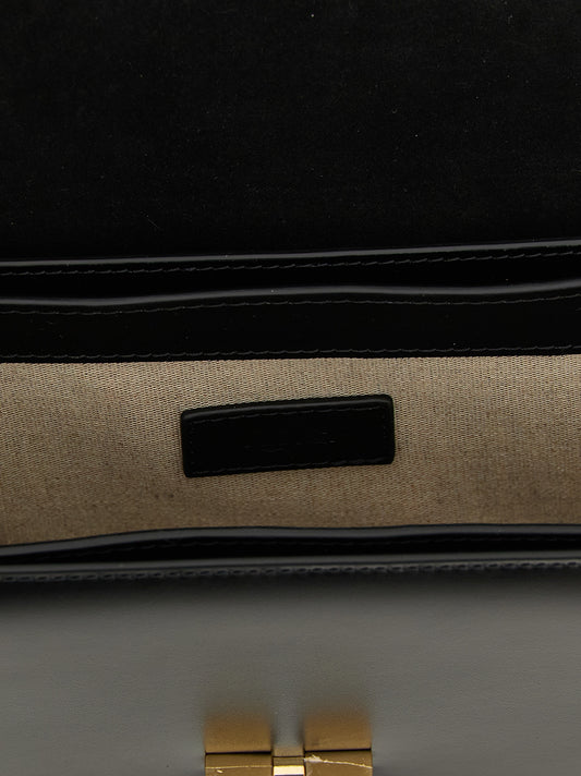 A.P.C. Grace Small Crossbody Bag Black Leather
