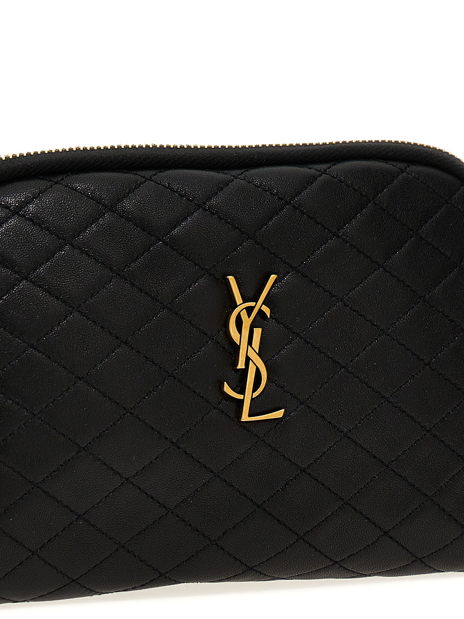 Saint Laurent Black Gaby Crossbody Bag