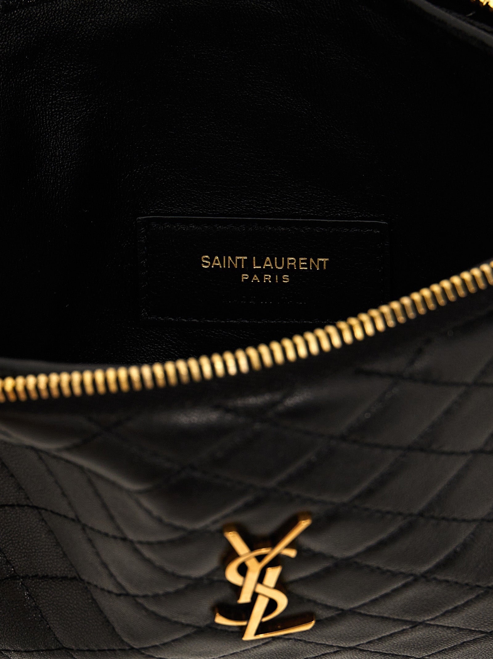 Saint Laurent Black Gaby Crossbody Bag