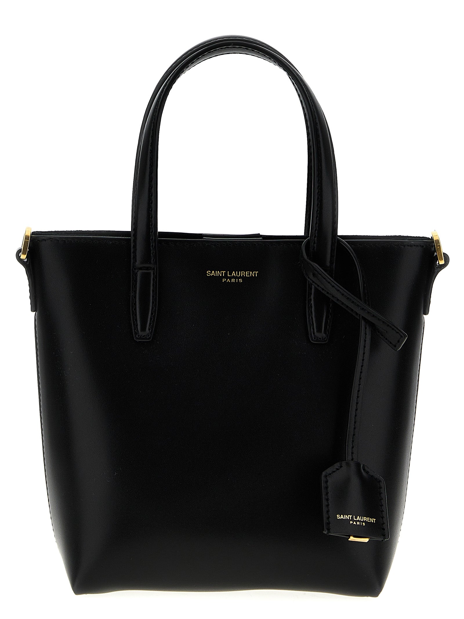 Saint Laurent Black Mini Toy box Tote Bag