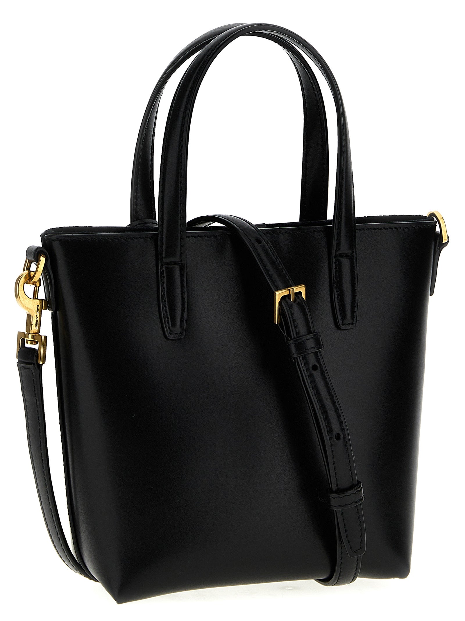 Saint Laurent Black Mini Toy box Tote Bag