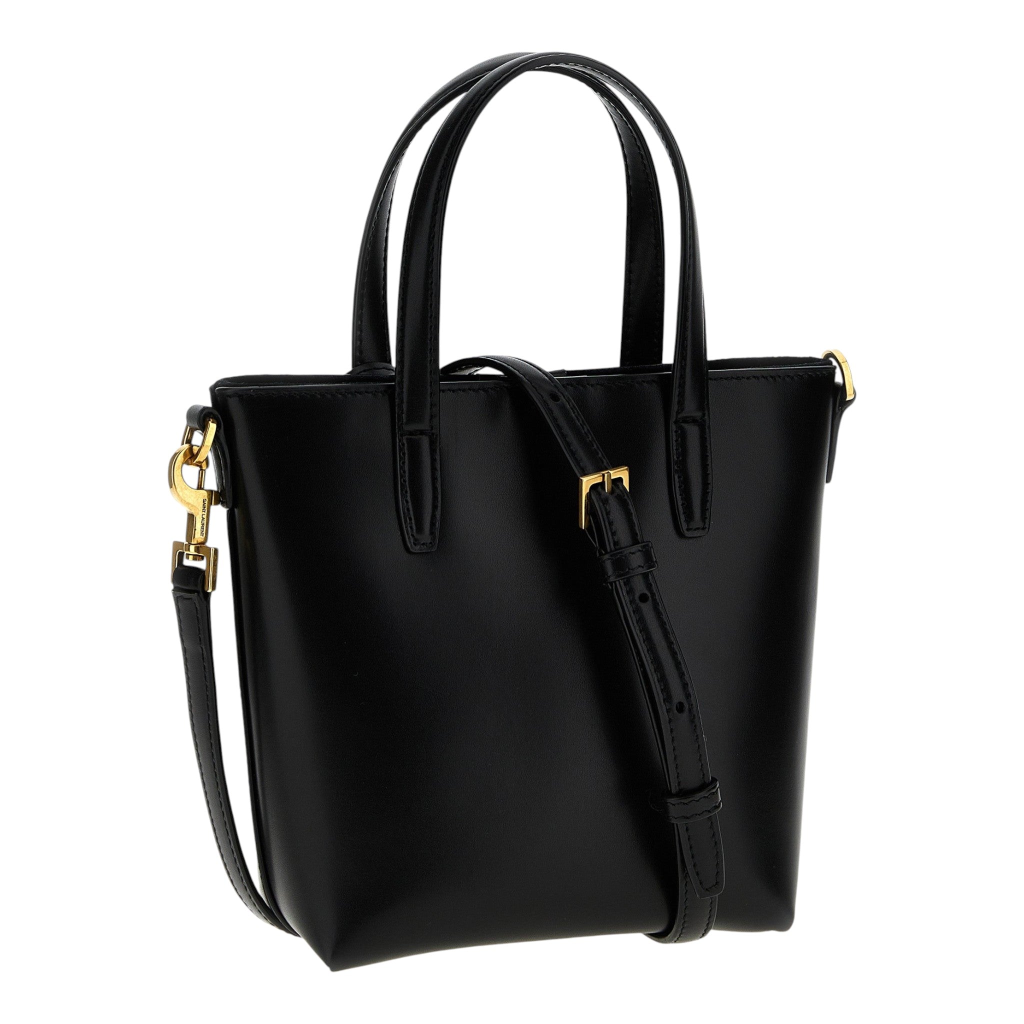 Saint Laurent Black Mini Toy box Tote Bag