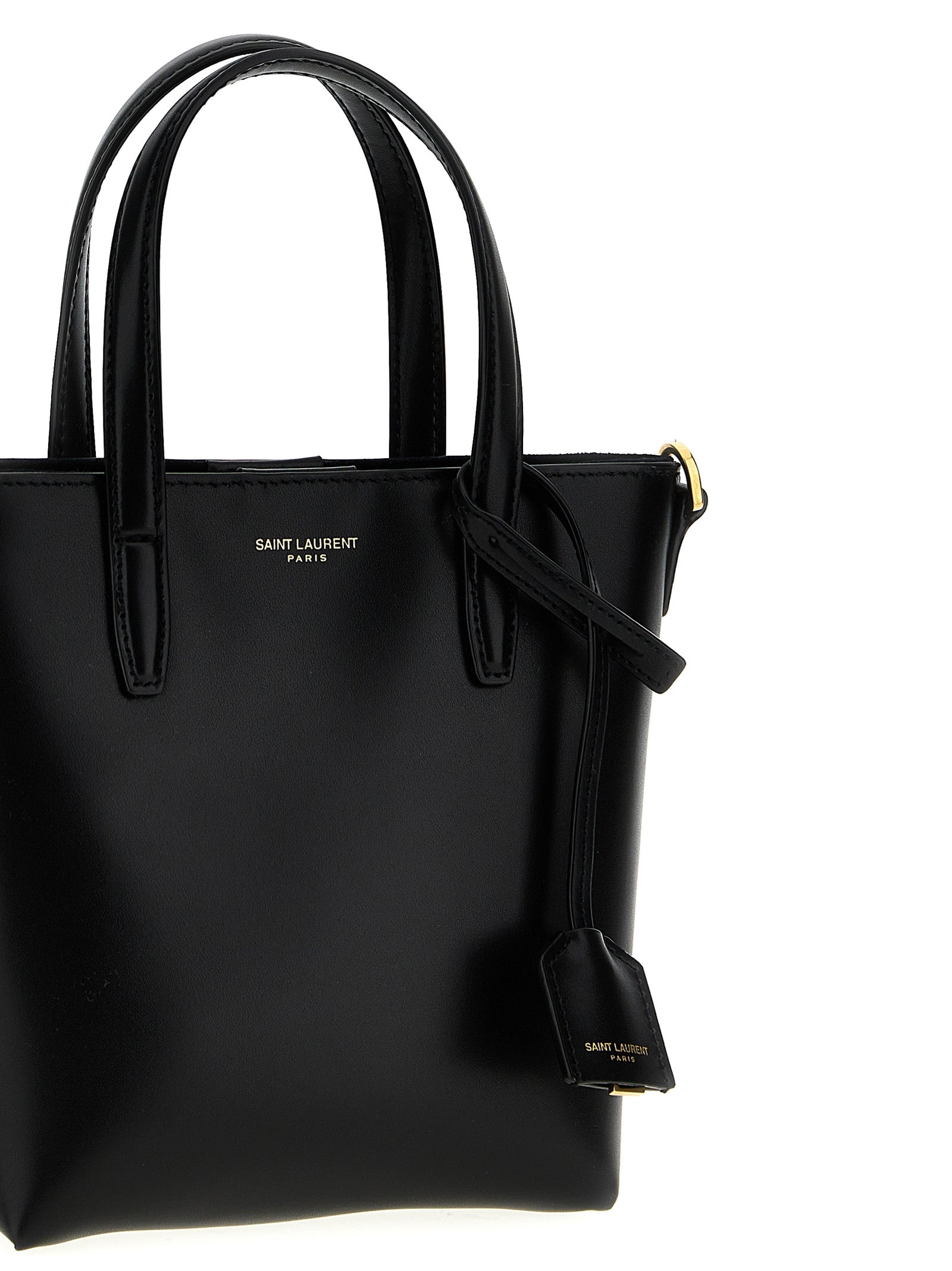 Saint Laurent Black Mini Toy box Tote Bag