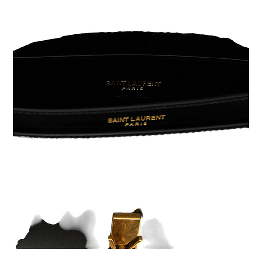 Saint Laurent Voltaire Mini Bolso de Hombro Negro