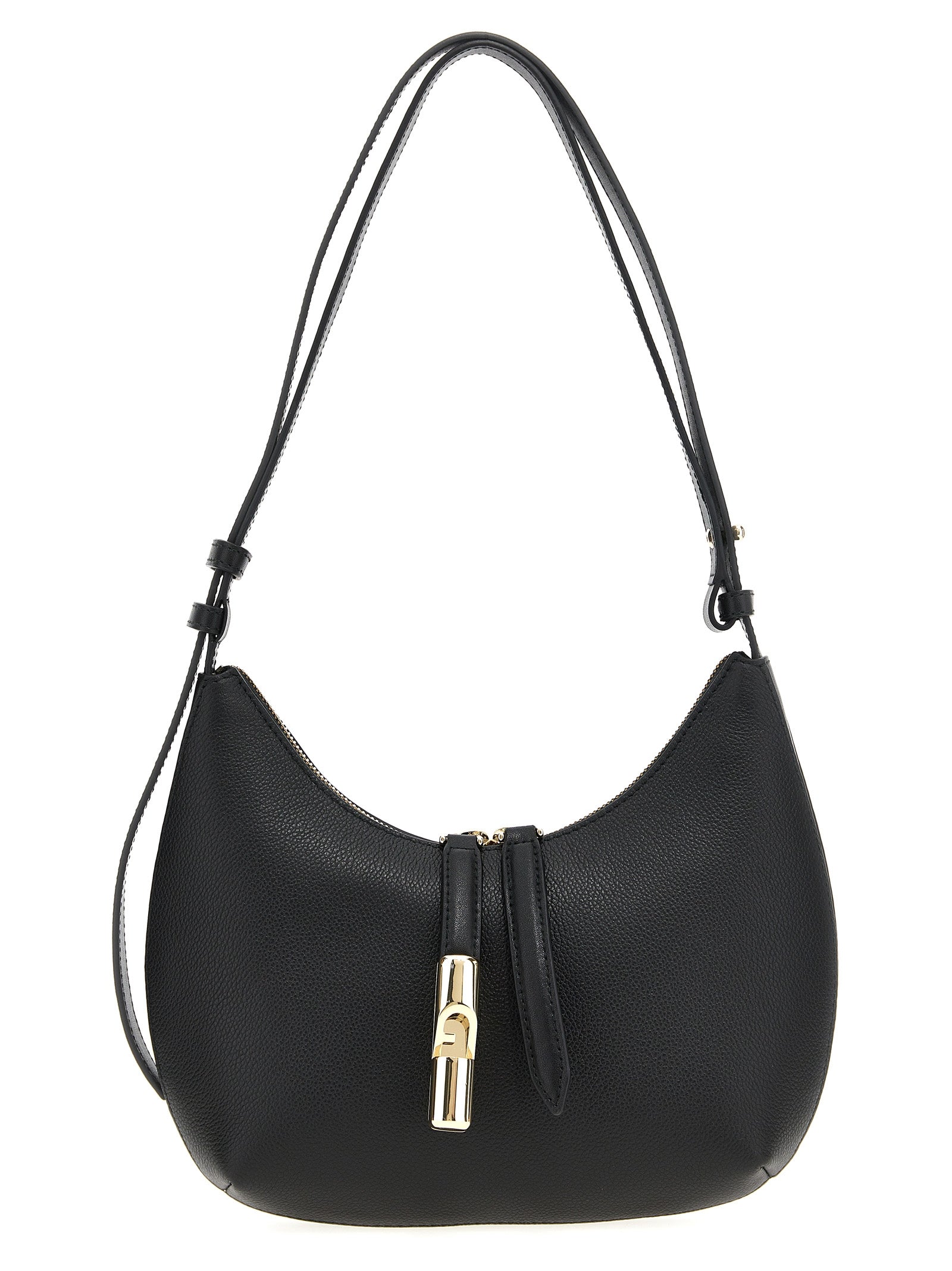 Furla Black  Goccia  Shoulder Bag