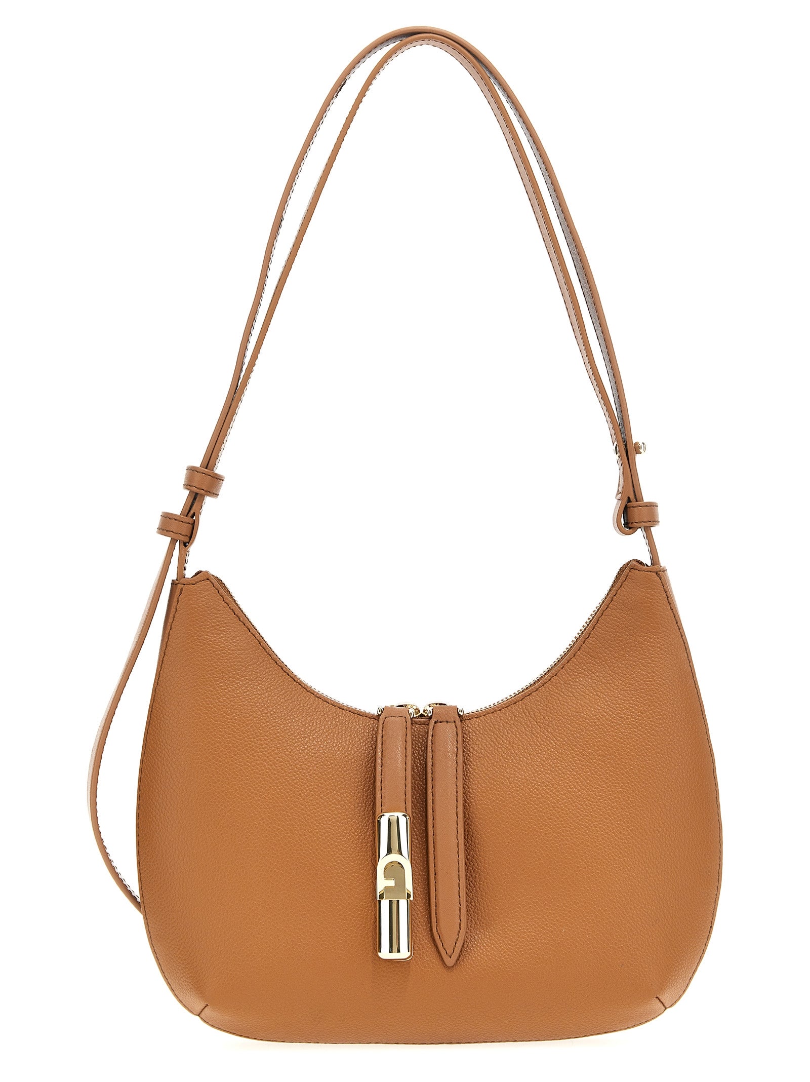 Furla Brown  Goccia  Shoulder Bag
