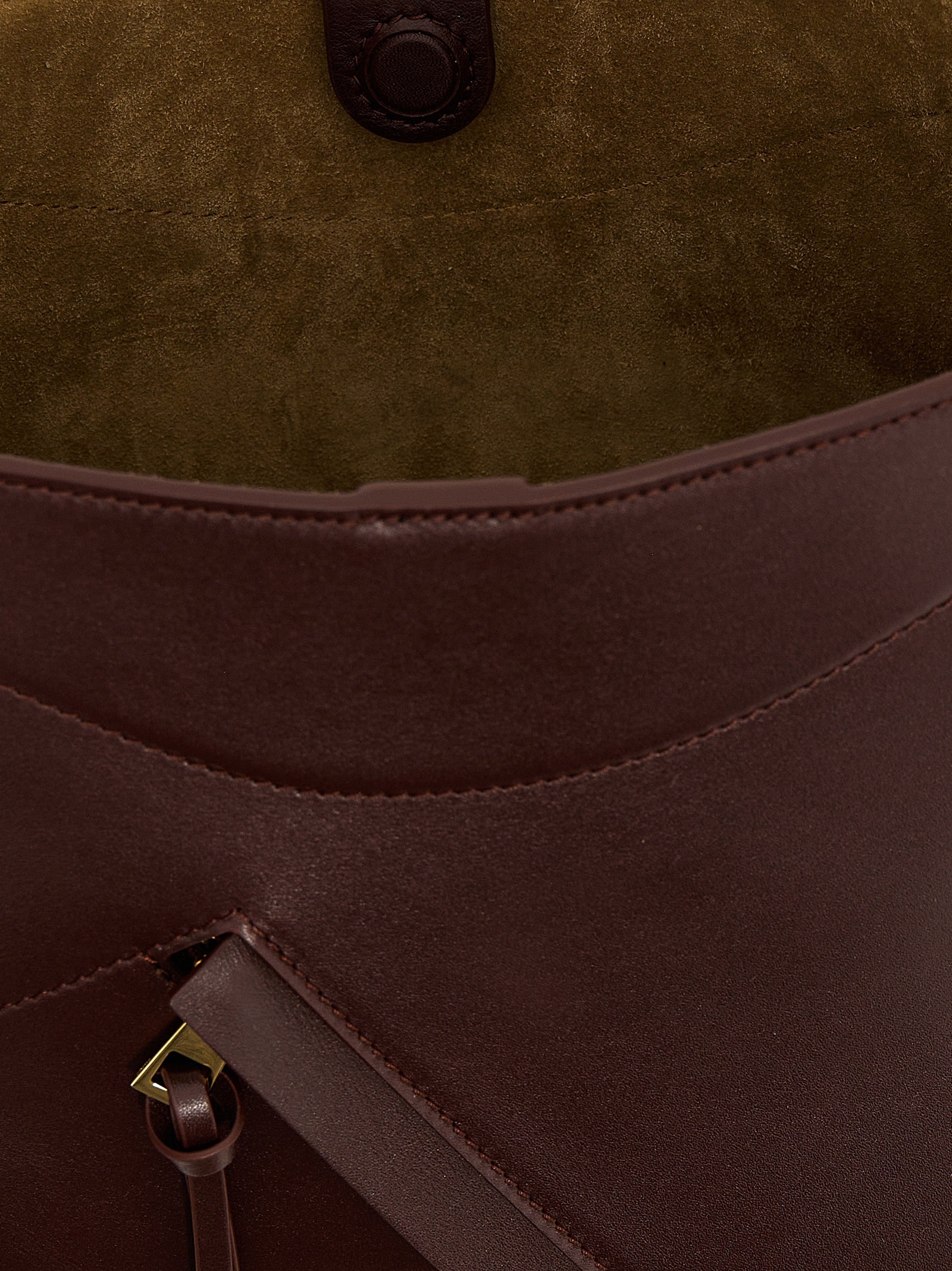 Loewe Bordeaux Hammock Slice Crossbody Bag
