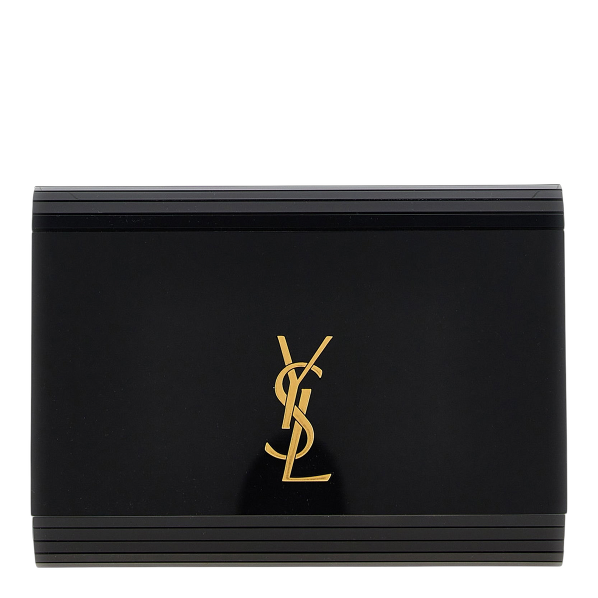 Saint Laurent Vicky Minaudière Shoulder Bag Black Plastic