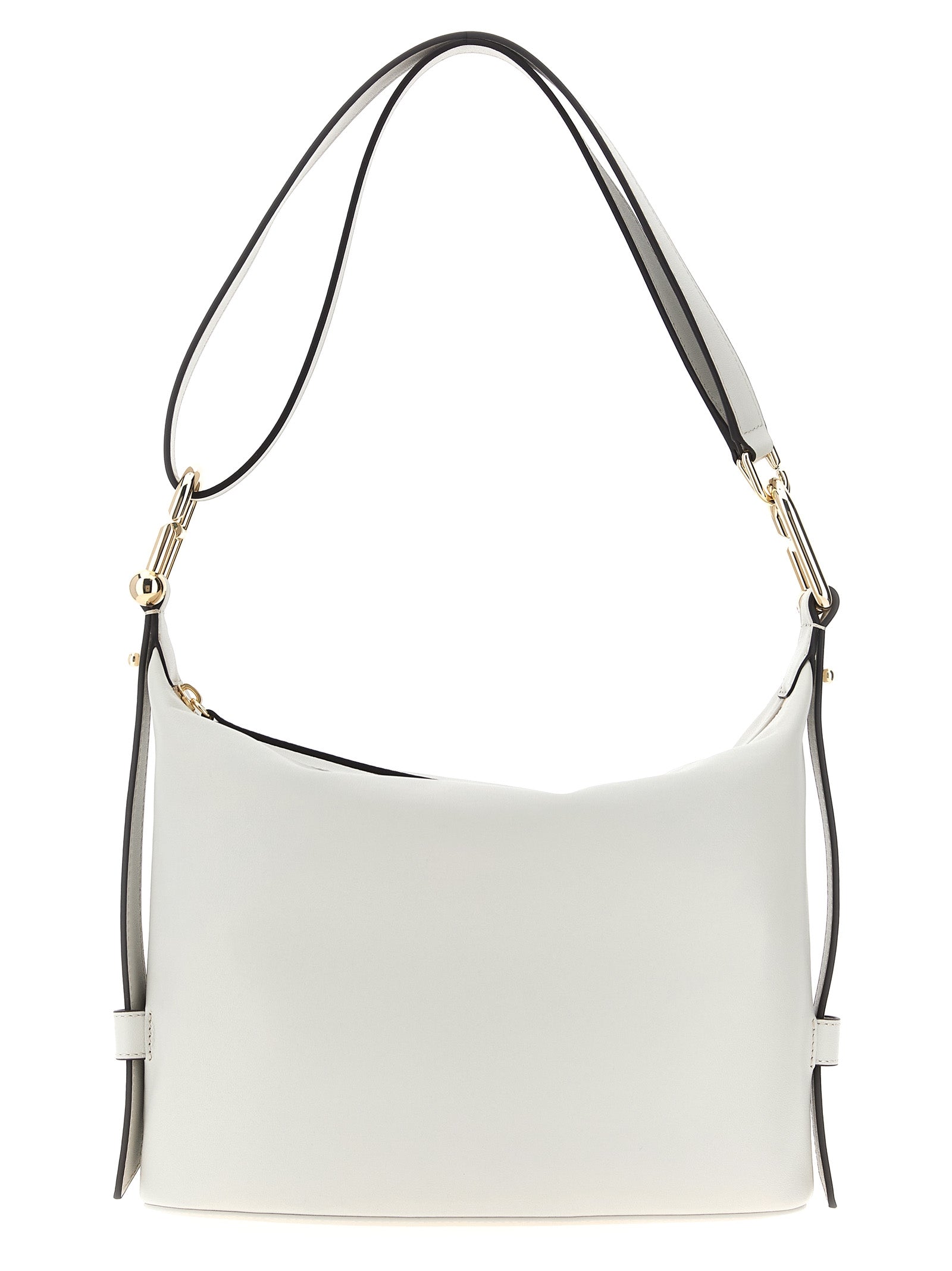 Furla White Nuvola Shoulder Bag