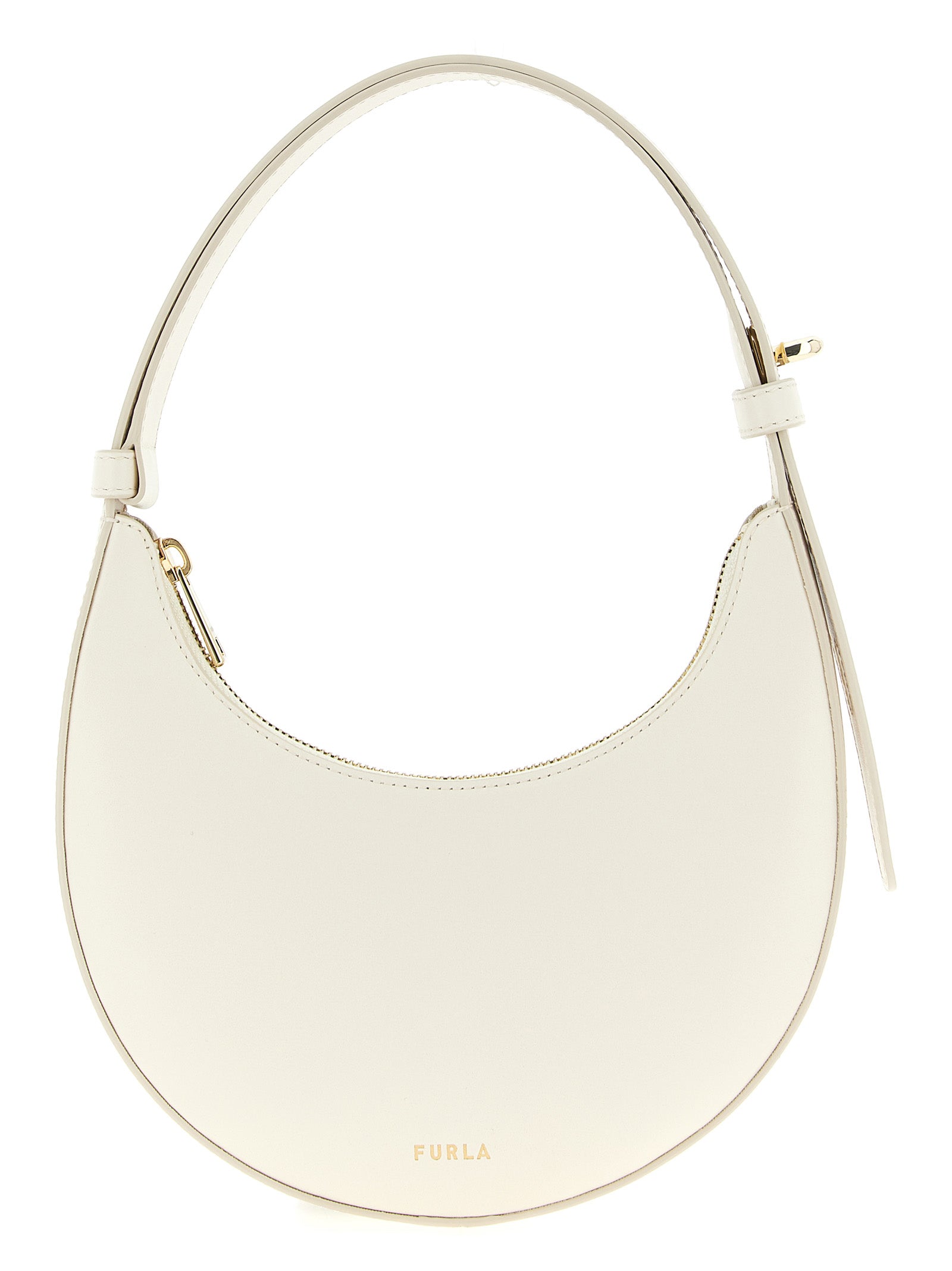 Furla White Delizia Shoulder Bag