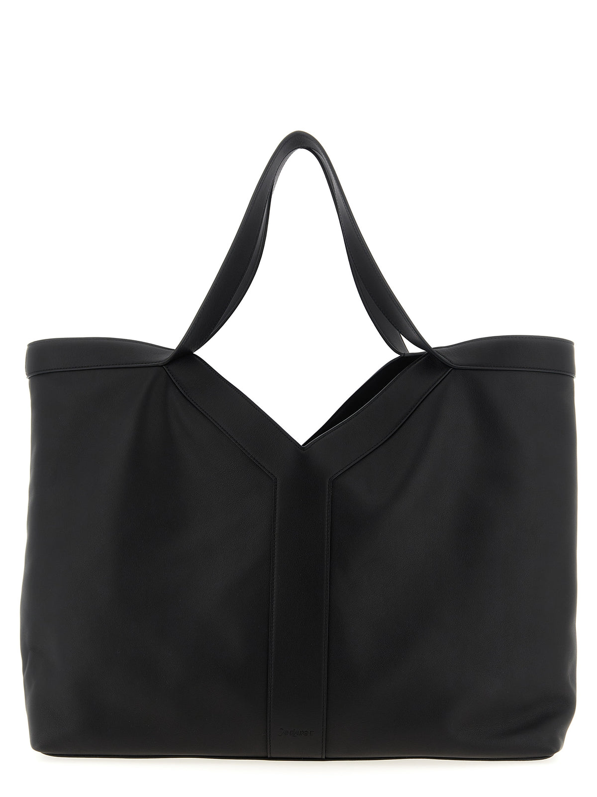 Saint Laurent Black Y Tote Bag