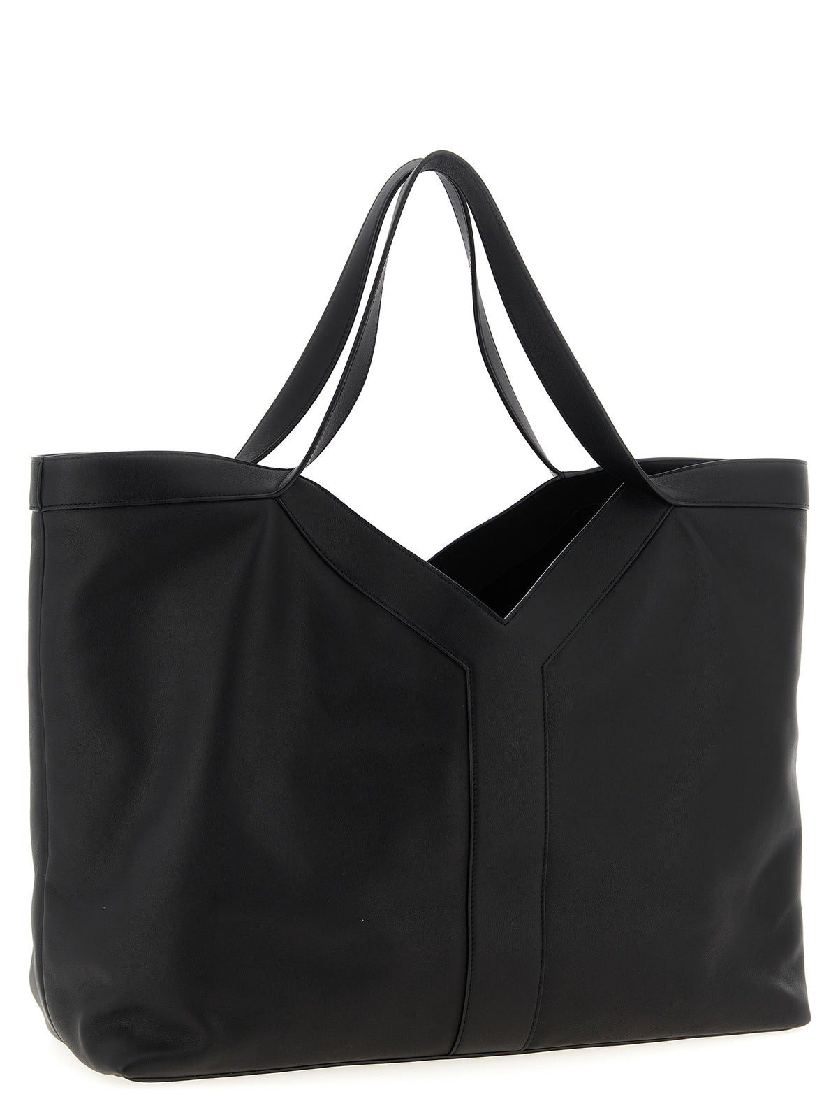 Saint Laurent Black Y Tote Bag