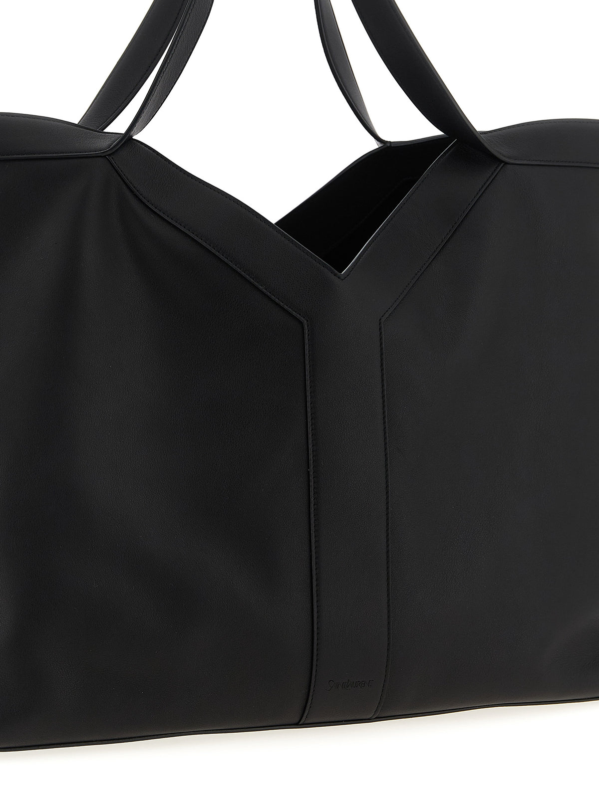 Saint Laurent Black Y Tote Bag